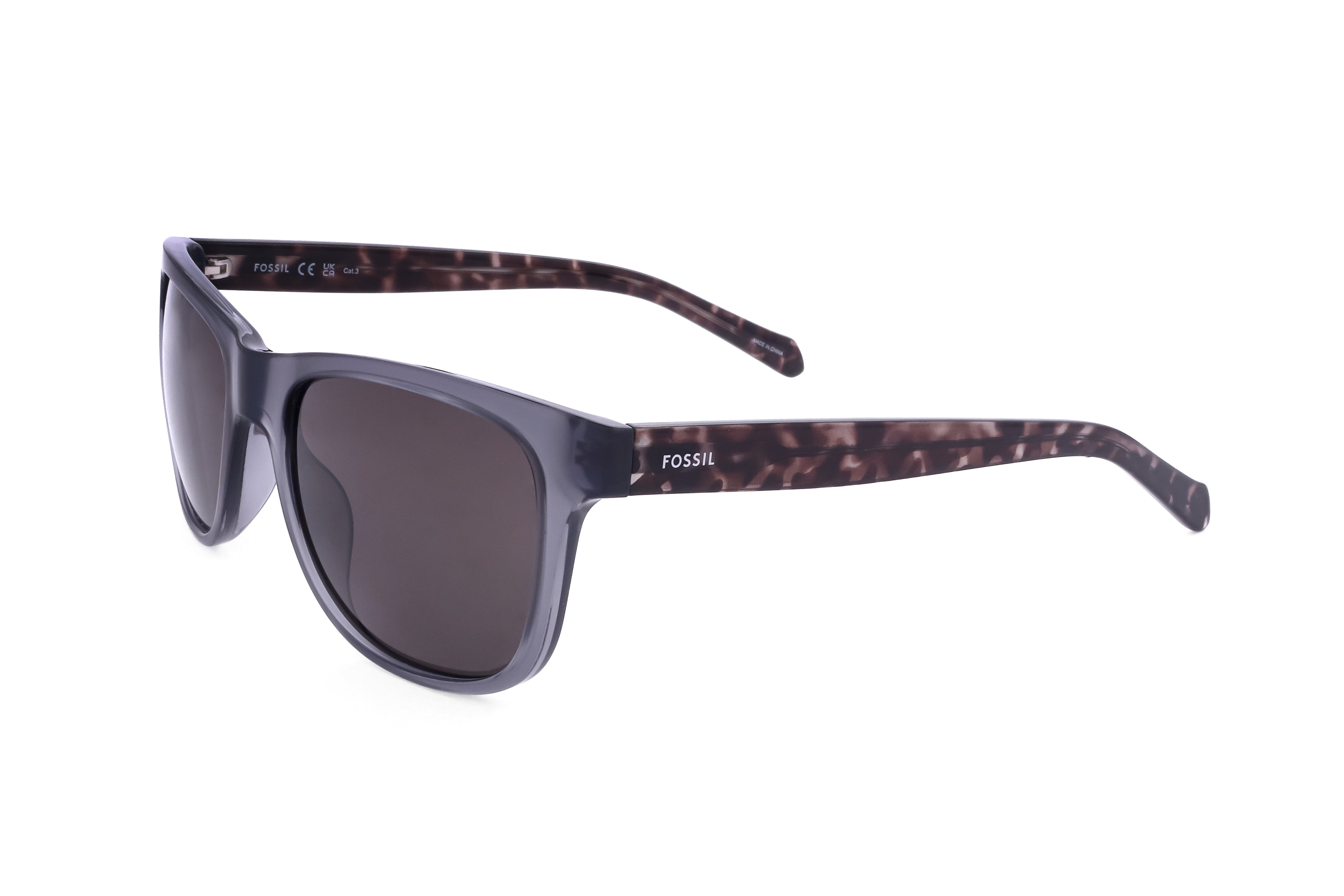 Fossil Men's 55mm Matte Grey Sunglasses FOS3160-S-FRE-55