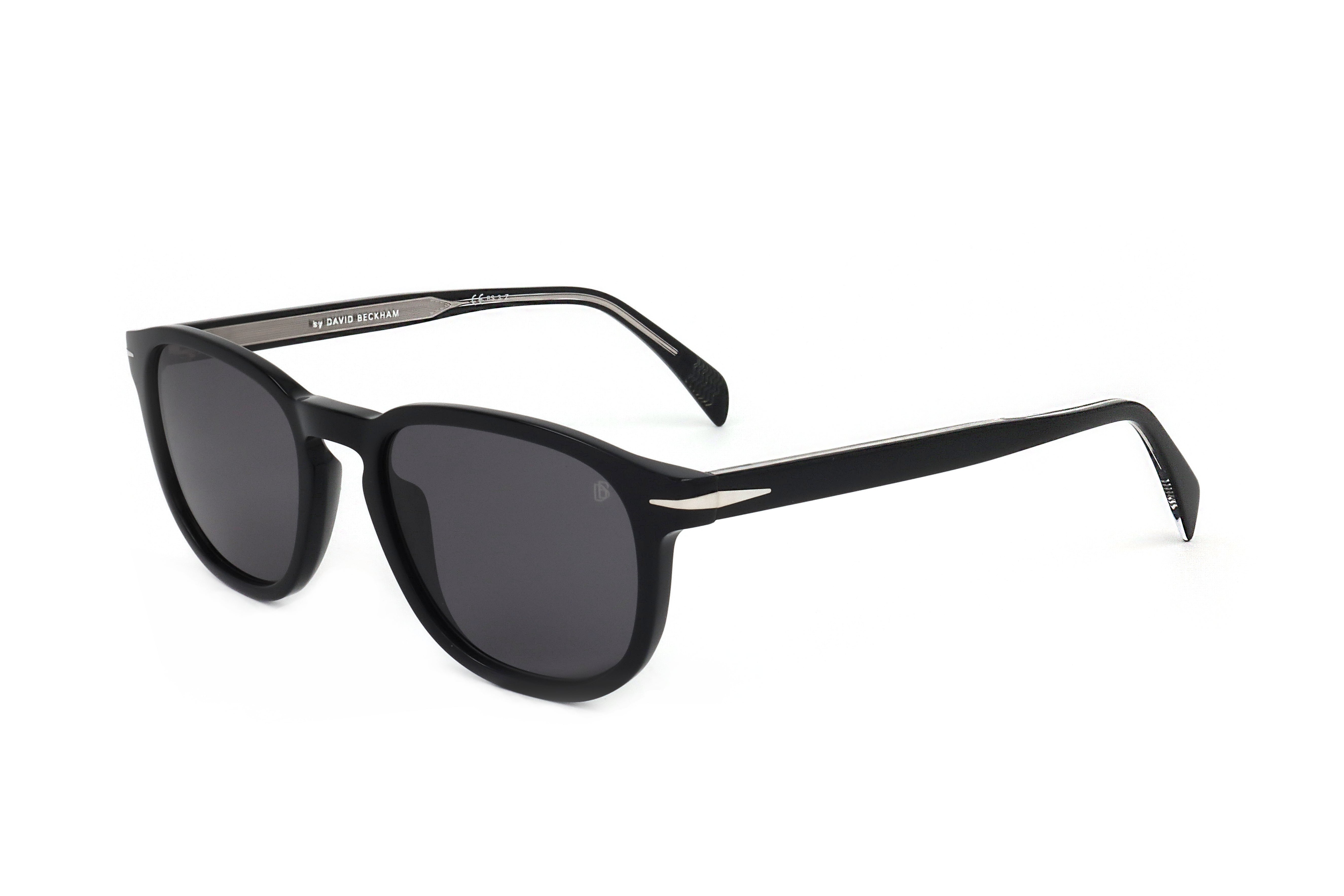 David Beckham Men's 53mm Black Silver Sunglasses DB1070-S-BSC-53