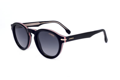 Carrera Unisex 48mm Striped Black Sunglasses CARRERA306-S-M4P-48