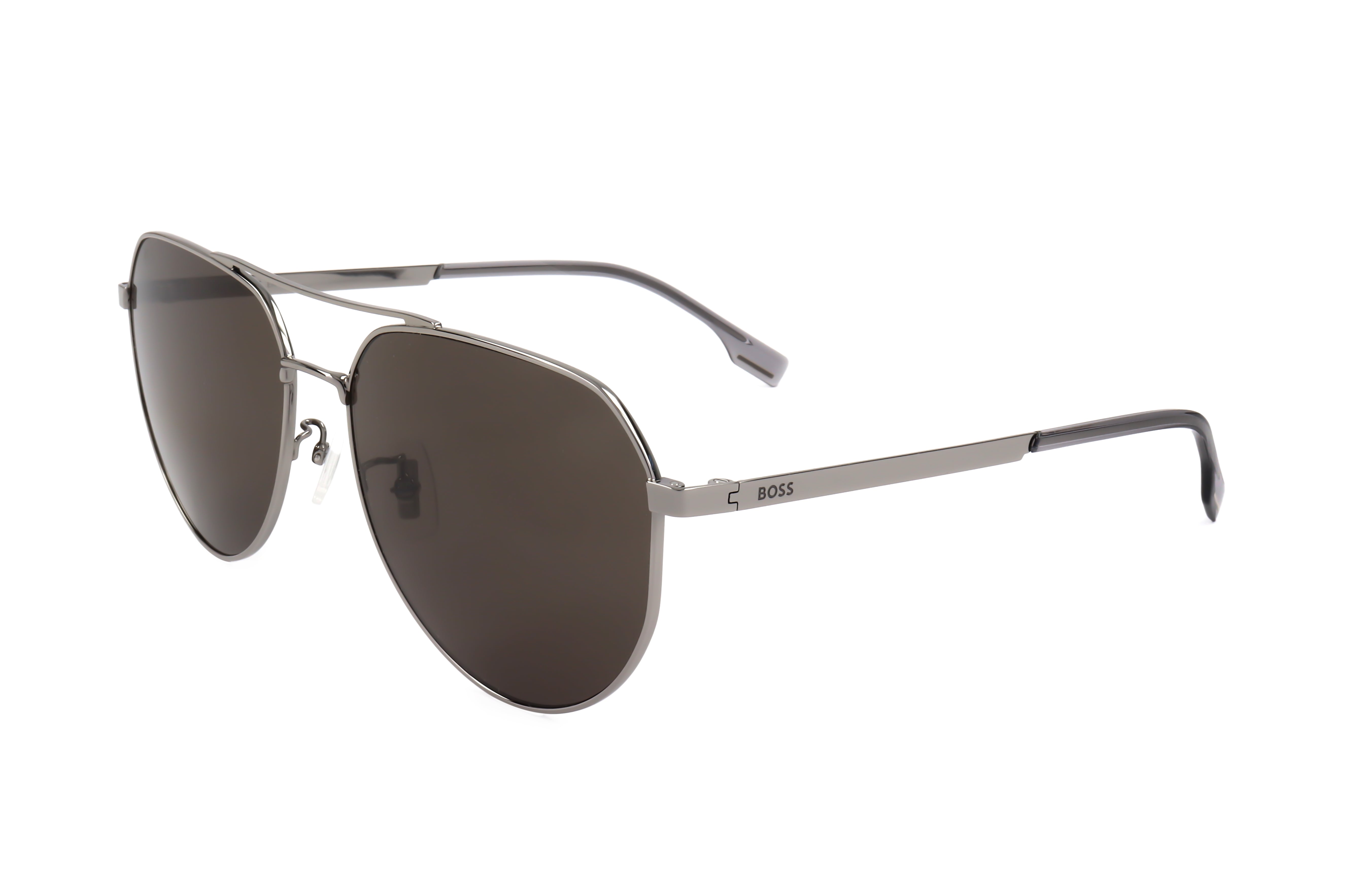 Hugo Boss Men's 61mm Ruthenium Sunglasses BOSS1473-F-SK-6LB-61