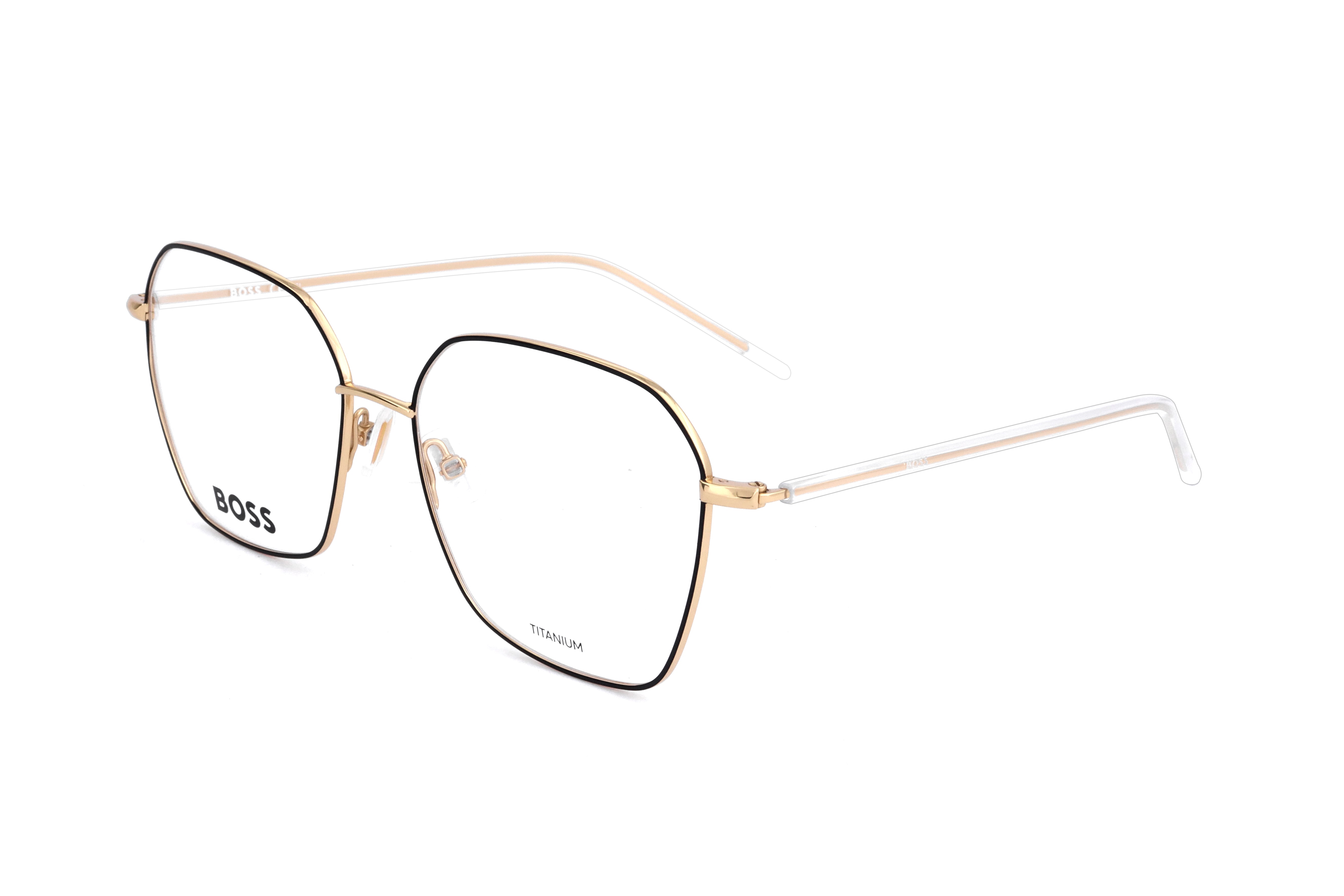 Hugo Boss Women's 54mm Black Gold Eyeglasses BOSS1398-2M2-54