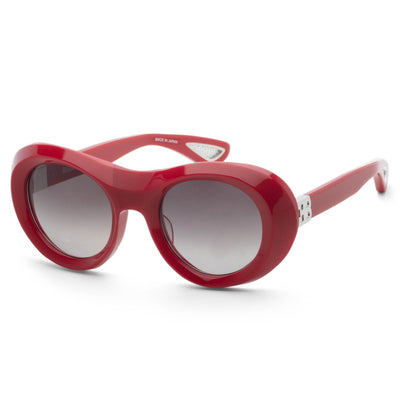 Bugatti Unisex 49mm Red Sterling Silver Sunglasses 03-RD