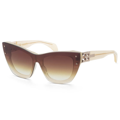 Bugatti Women's 55mm Bone White Gold Sunglasses 48L-BNE