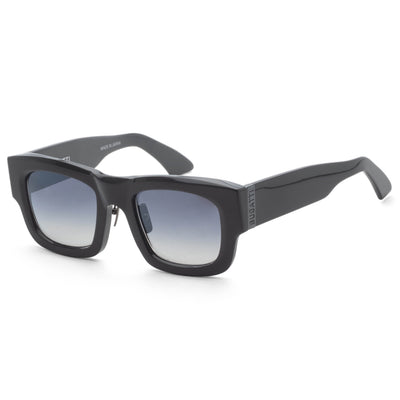 Bugatti Unisex 51mm Grey Black PVD Sunglasses 48M-GRY-AF