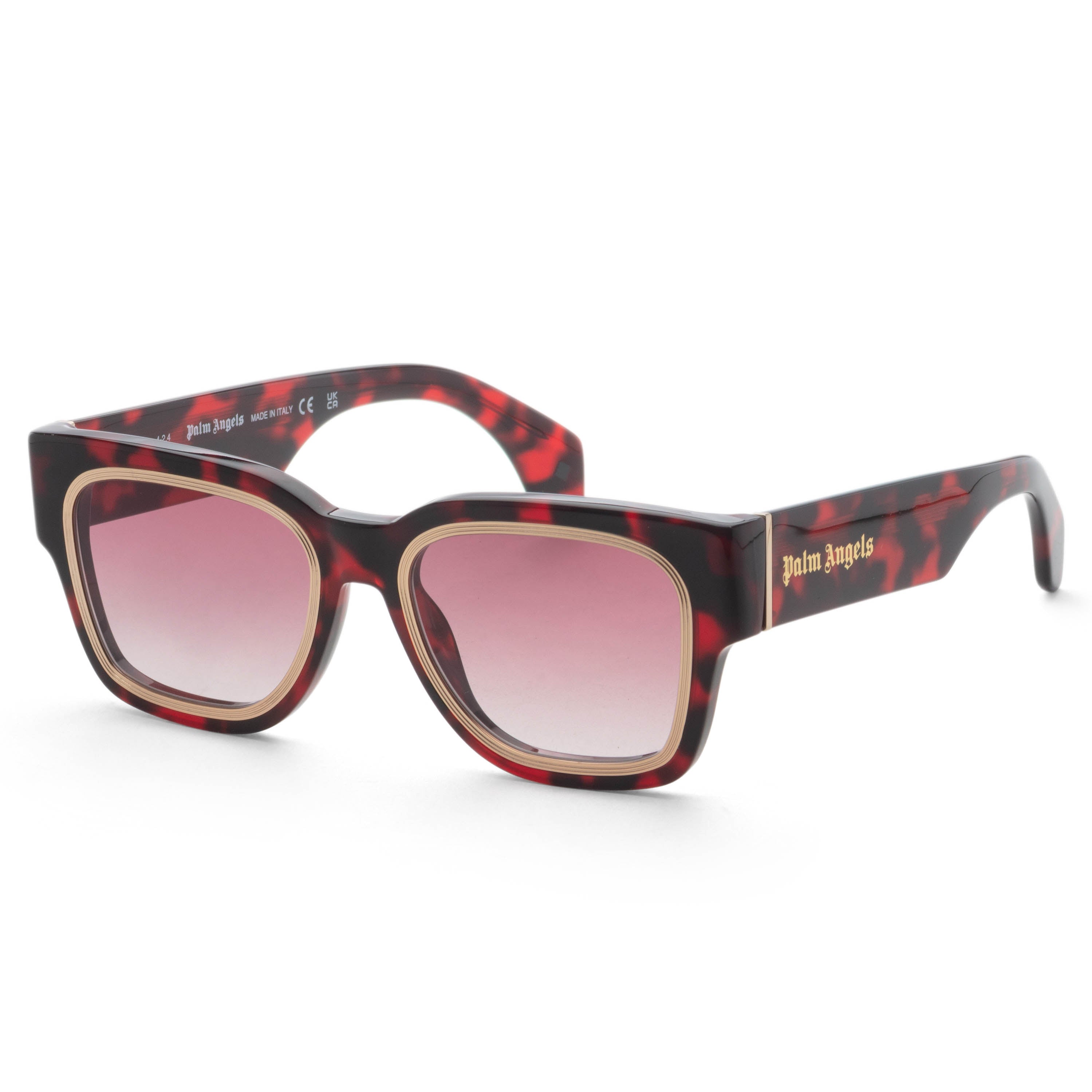 Palm Angels Unisex Arcadia 53mm Havana Sunglasses PERI096F24PLA0012629