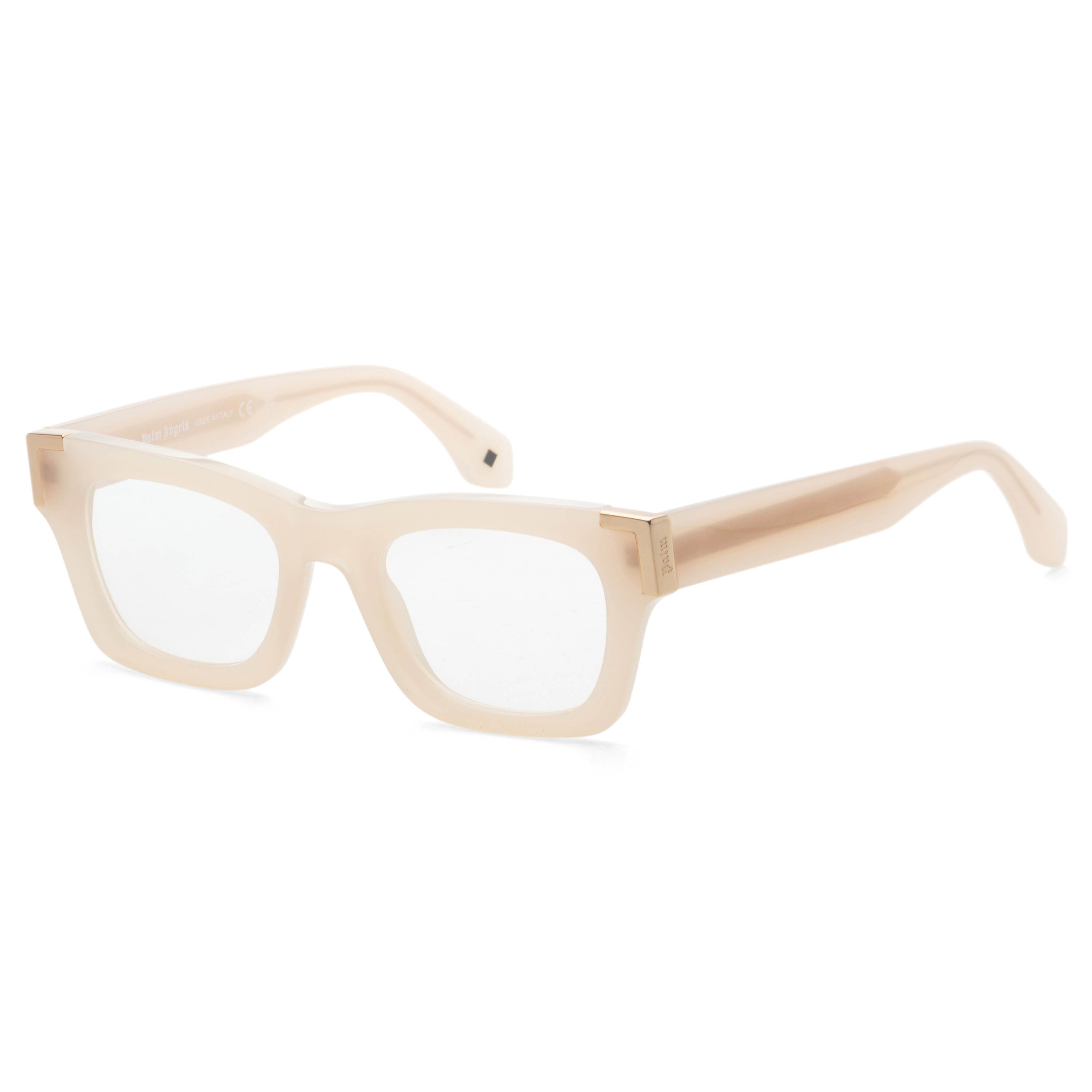 Palm Angels Unisex Style 10 49mm Camel Jelly Eyeglasses PERJ010F24PLA0016200-49