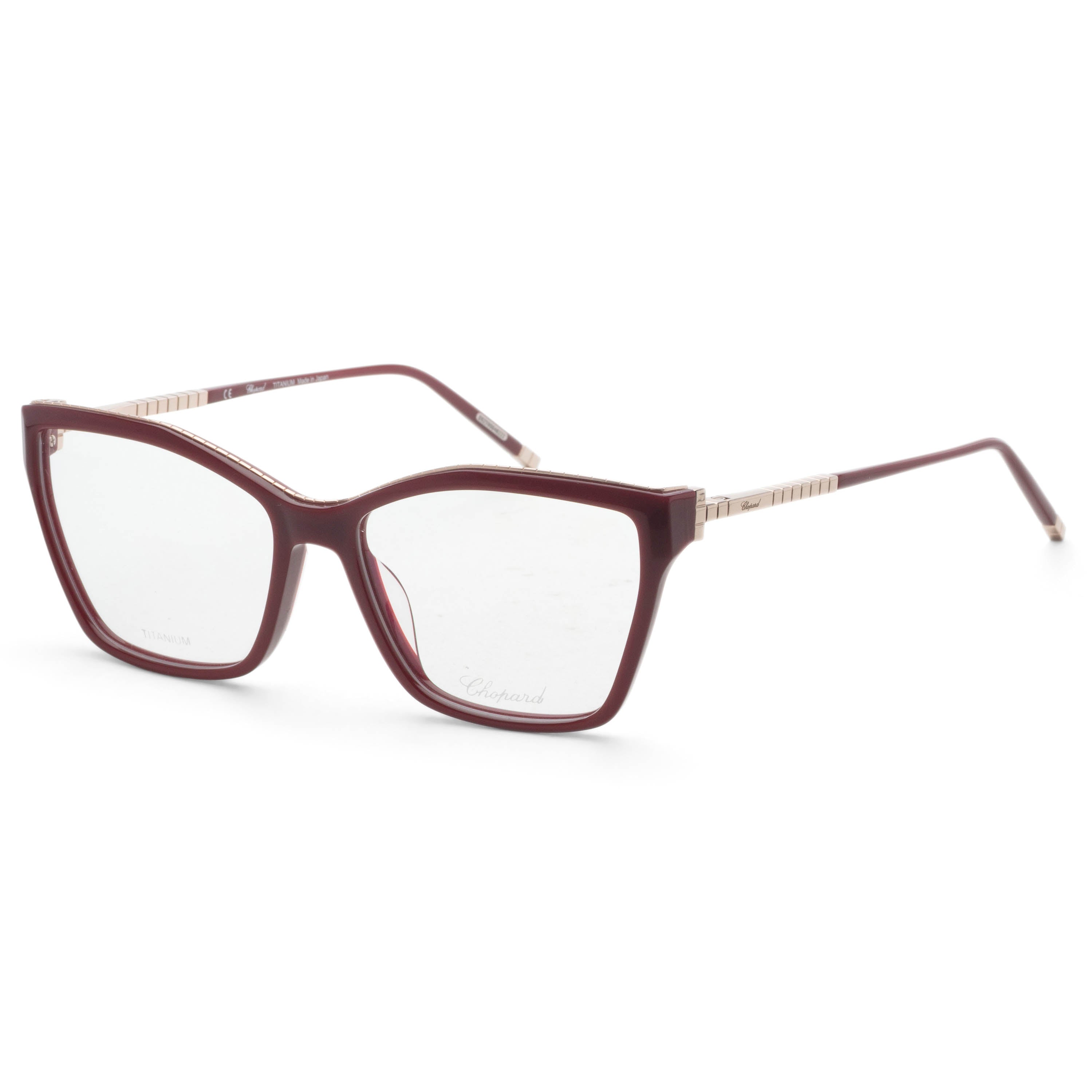 Chopard Women's 56 mm Burgundy Eyeglasses VCH321M5609FH