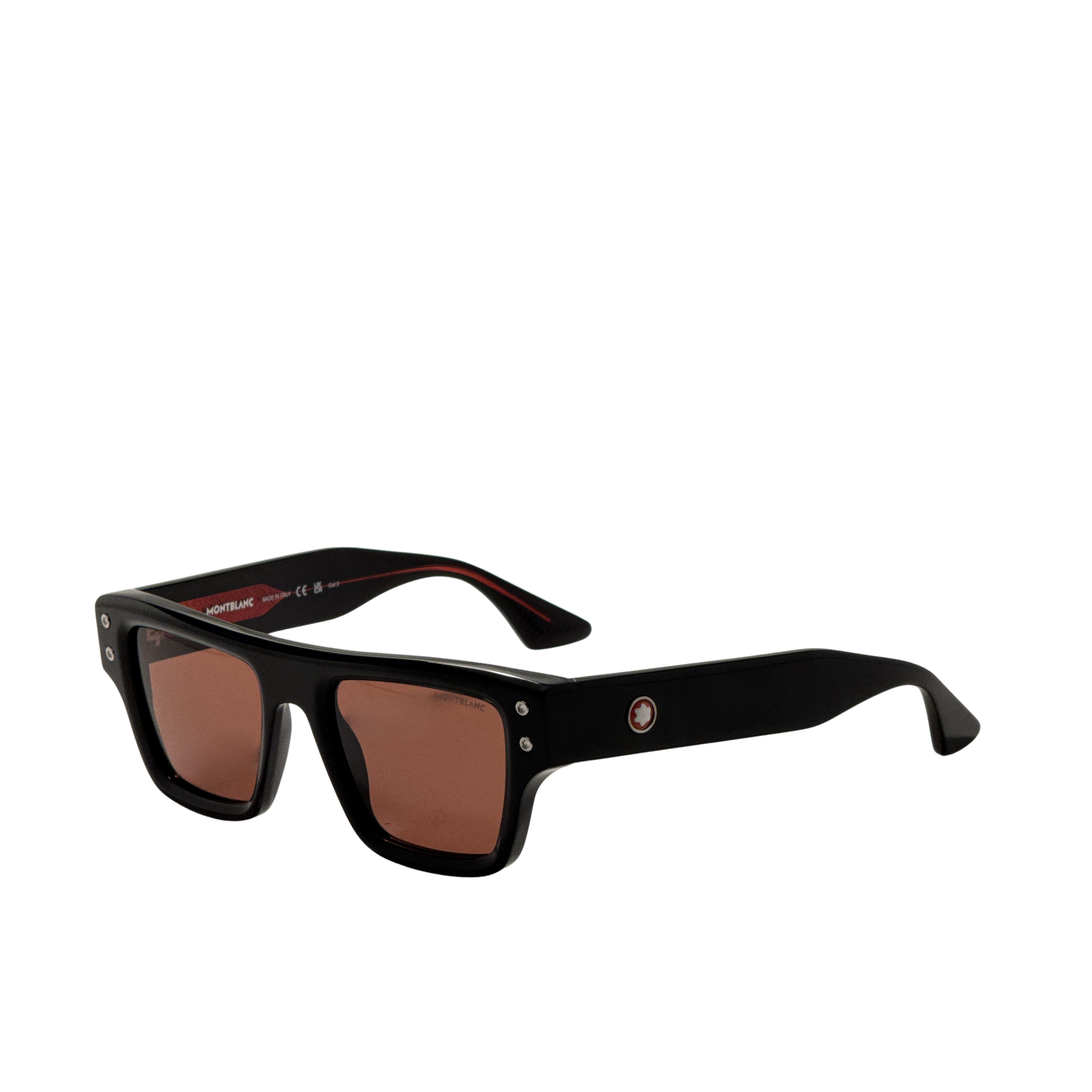 Montblanc Men's 52 mm Black Eyeglasses MB0253S-008