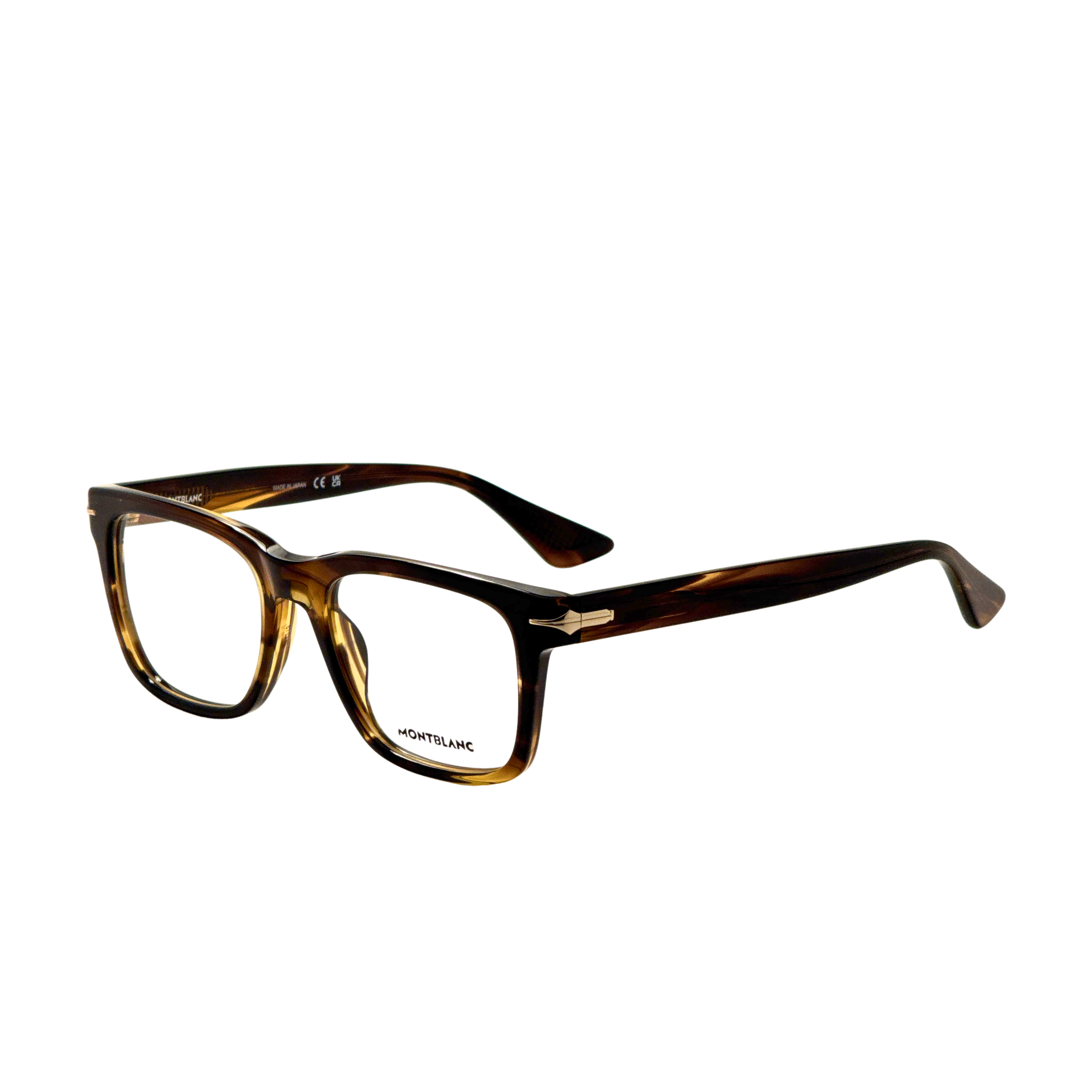 Montblanc Men's 54 mm Havana Eyeglasses MB0266O-010-54