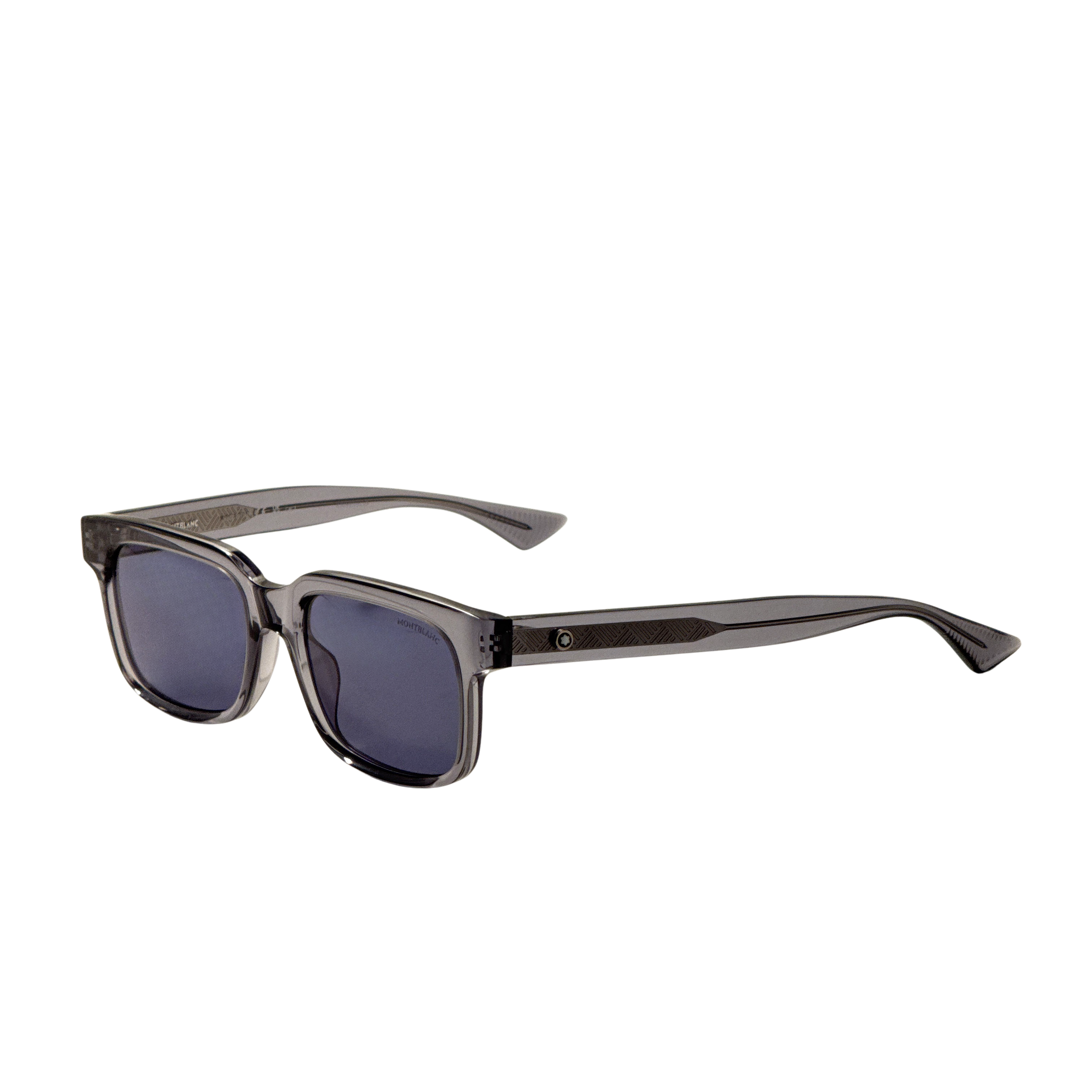 Montblanc Men's 54 mm Grey Sunglasses MB0383S-004