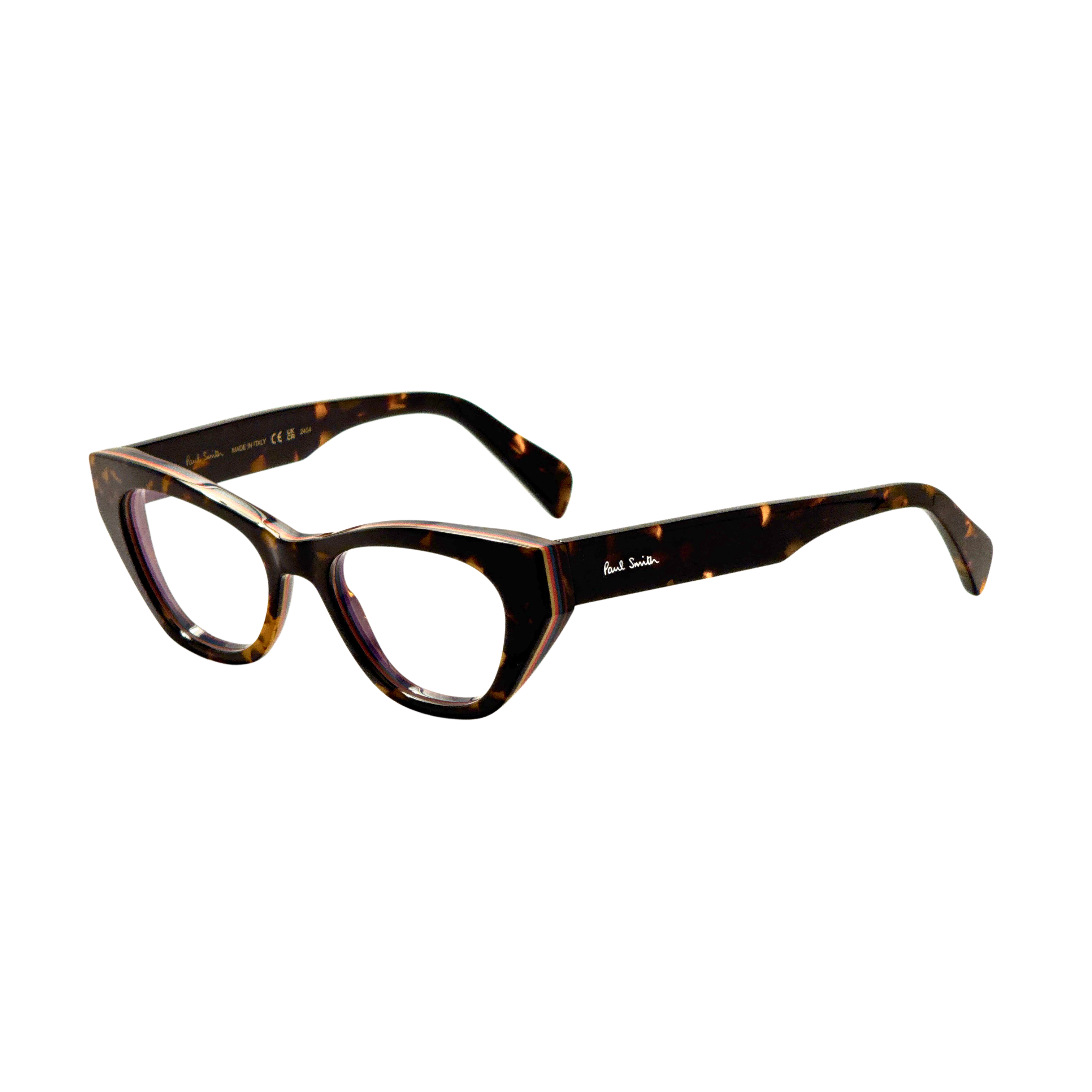 Paul Smith Women's Korda 50mm Havana Multistripes Eyeglasses PS24606-214-50