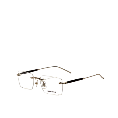 Montblanc Men's 55 mm Havana Gold Eyeglasses MB0411O-002-55