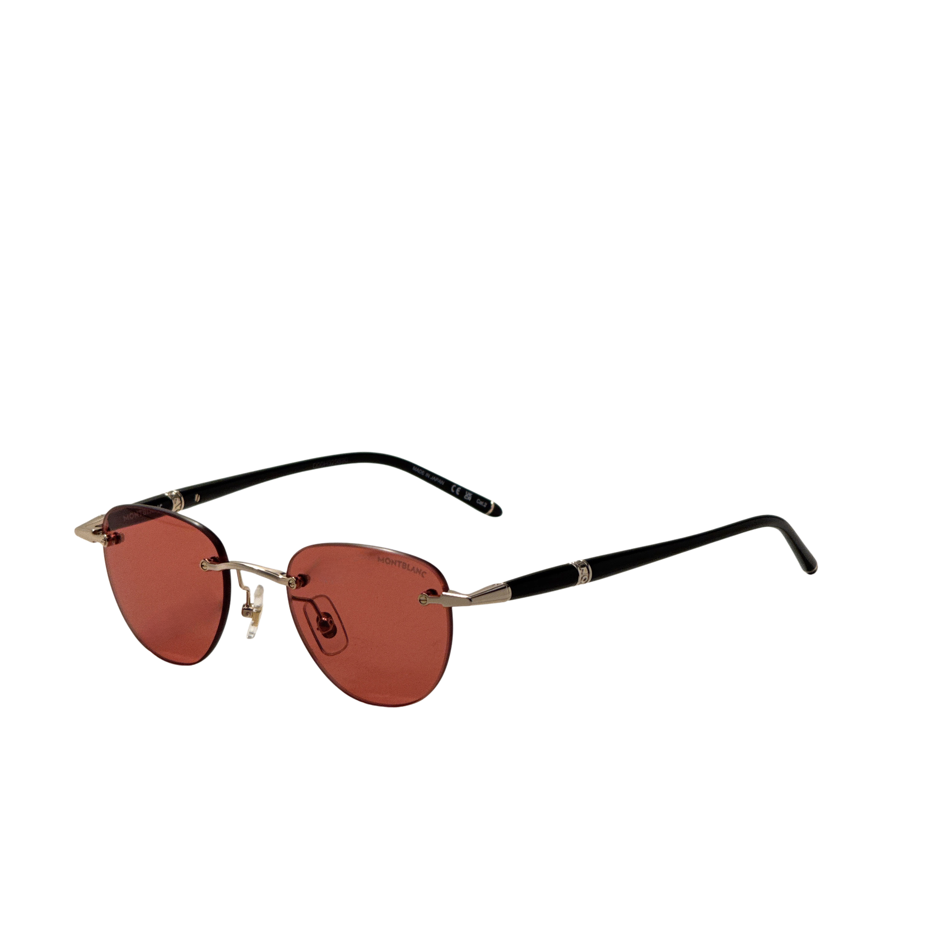 Montblanc Men's 48 mm Gold Sunglasses MB0412S-003