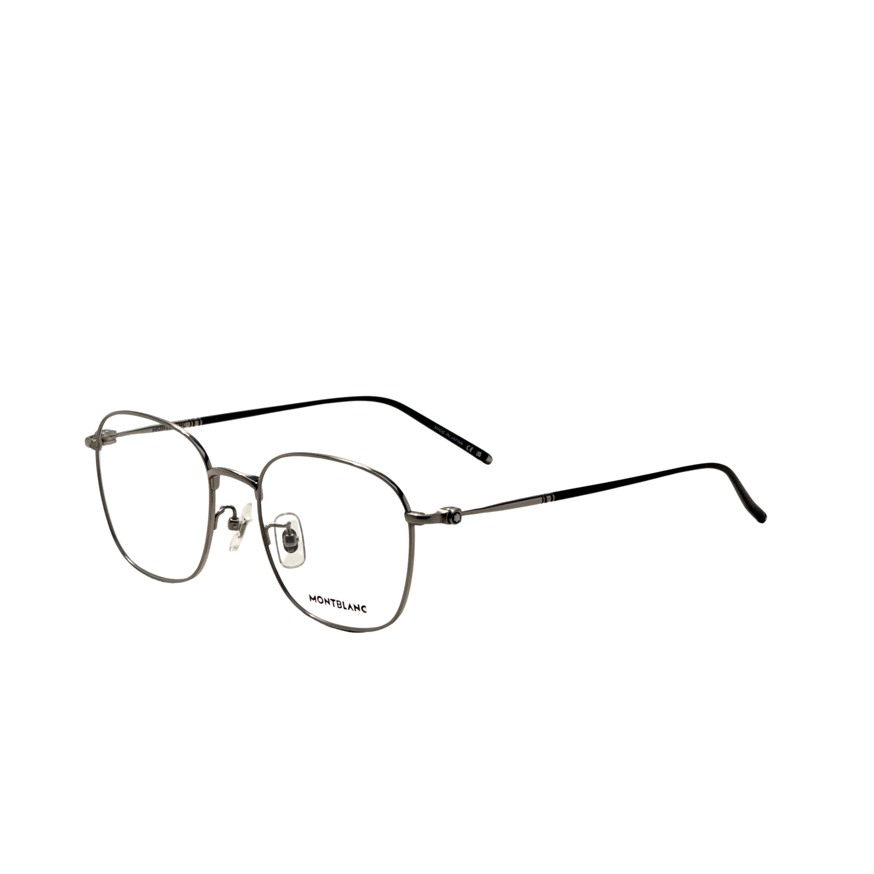 Montblanc Men's 54 mm Silver Eyeglasses MB0415OA-003-54