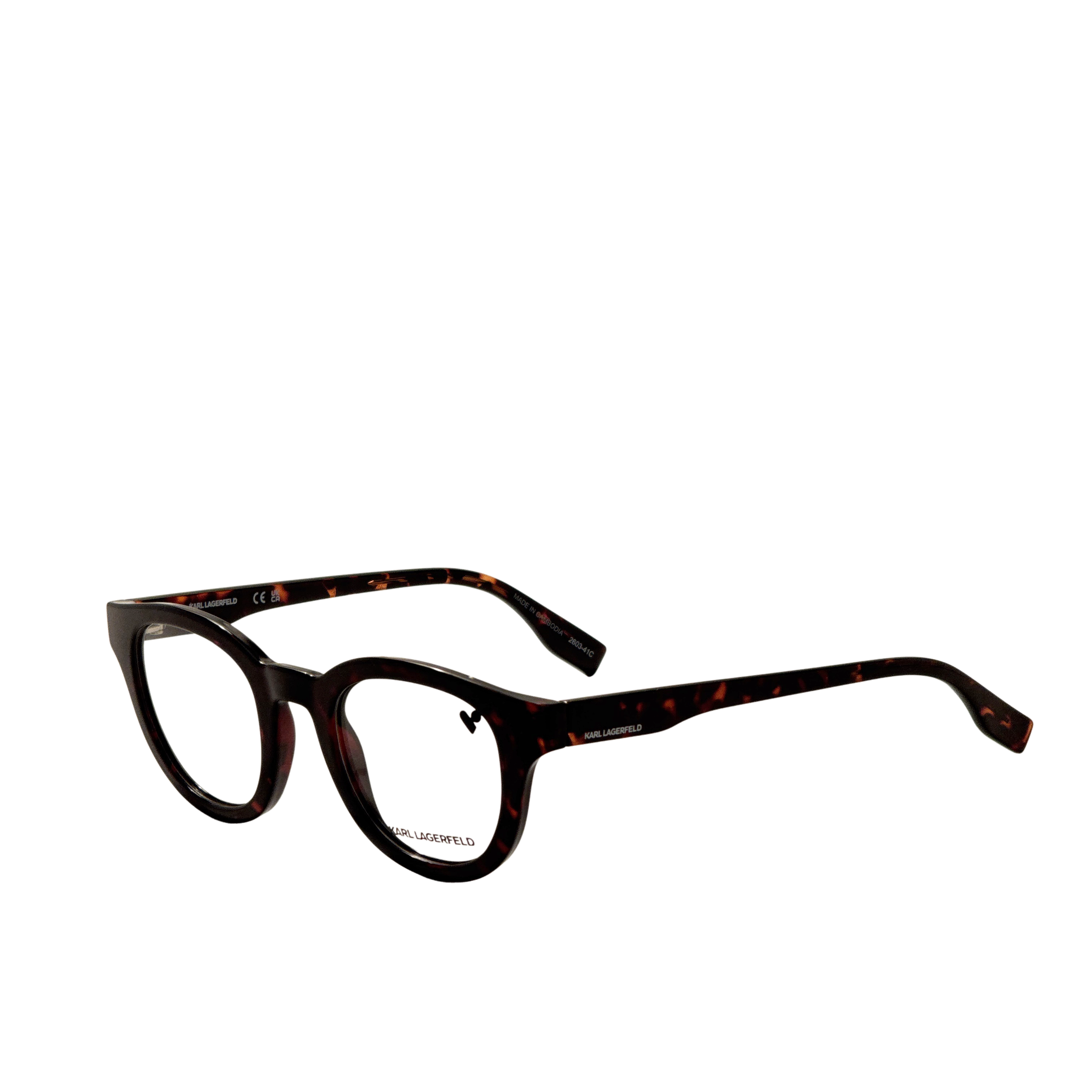 Karl Lagerfeld Unisex 47mm Dark Tortoise Eyeglasses KL6177-240-47