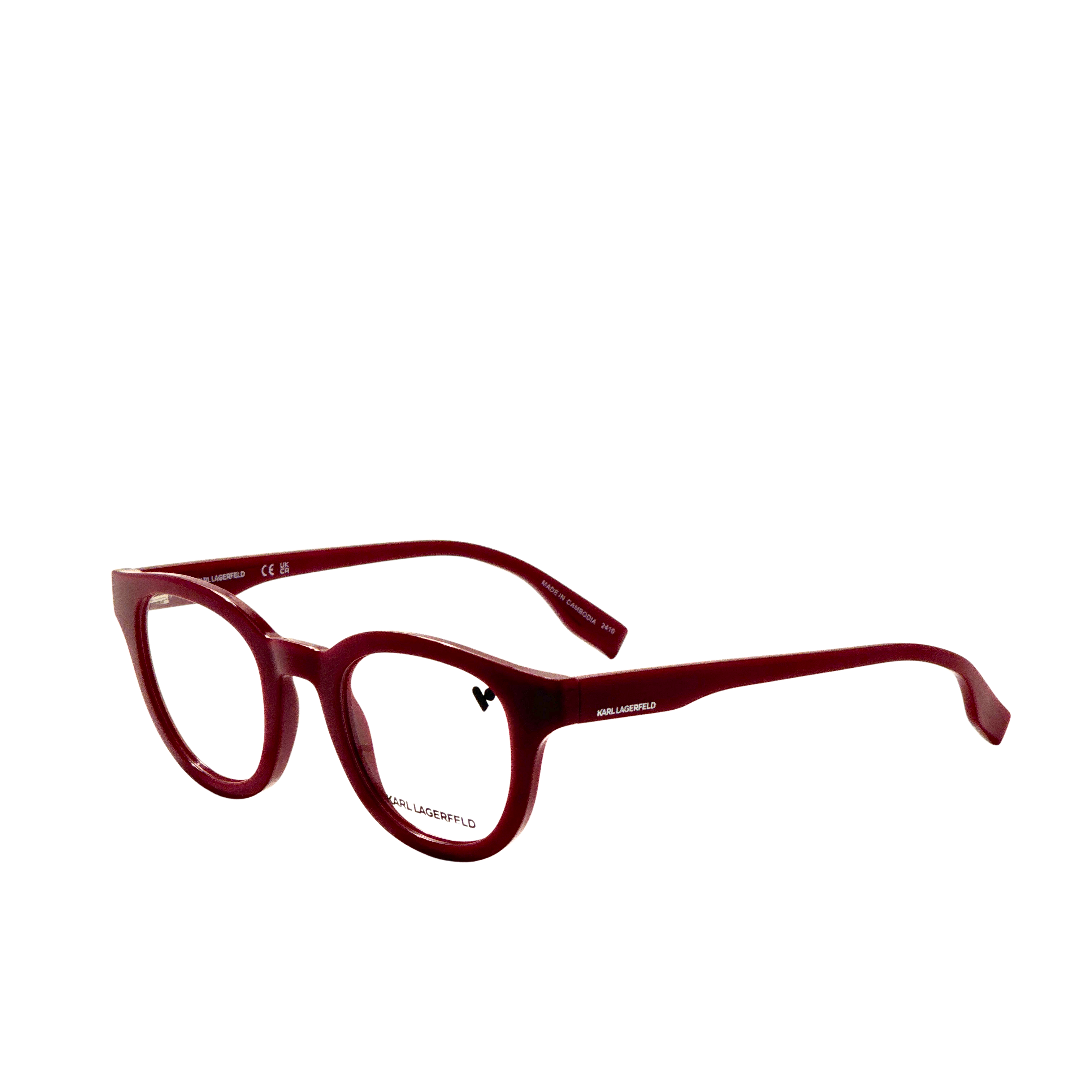 Karl Lagerfeld Unisex 47mm Burgundy Eyeglasses KL6177-601-47