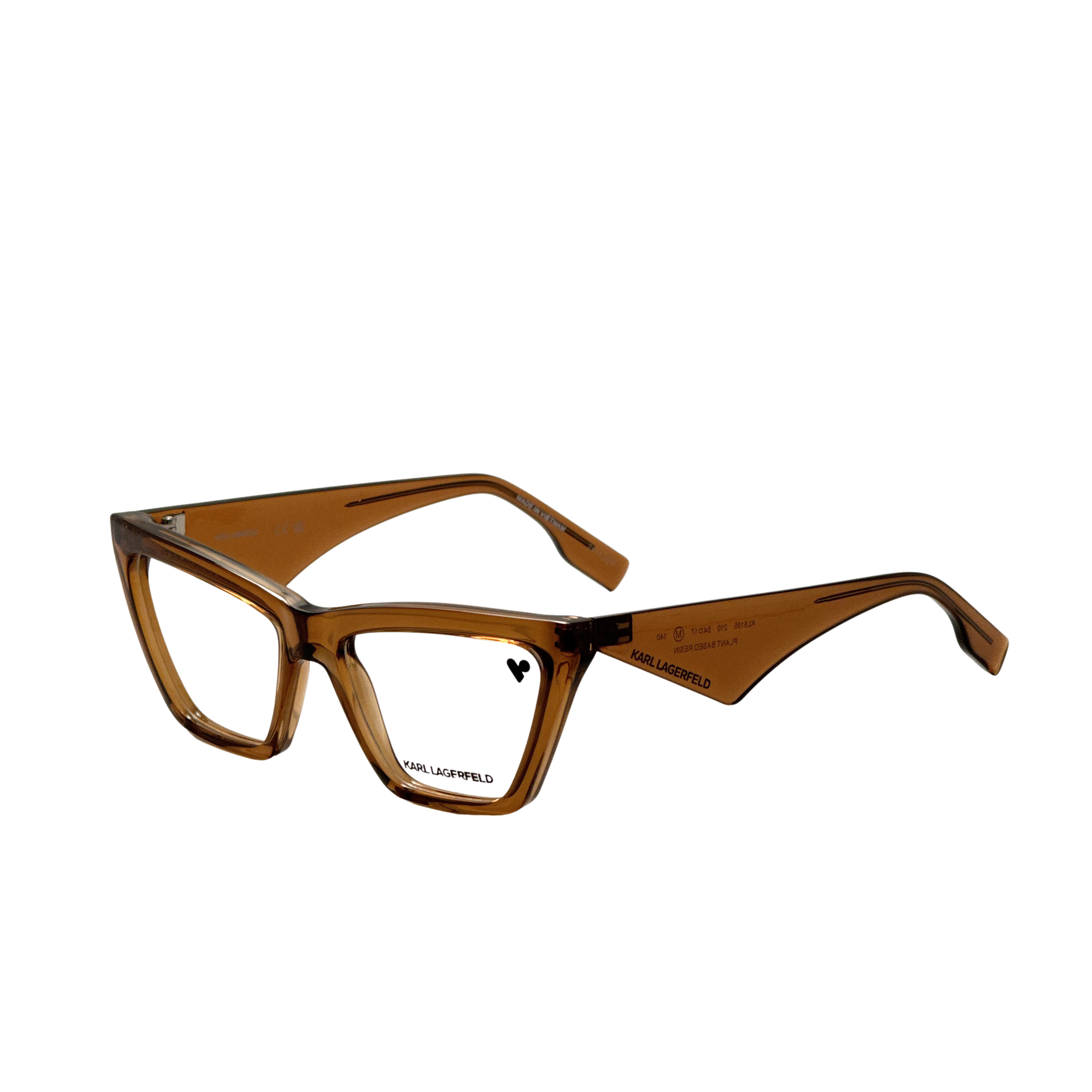 Karl Lagerfeld Women's 54mm Light Brown Eyeglasses KL6195-210-54