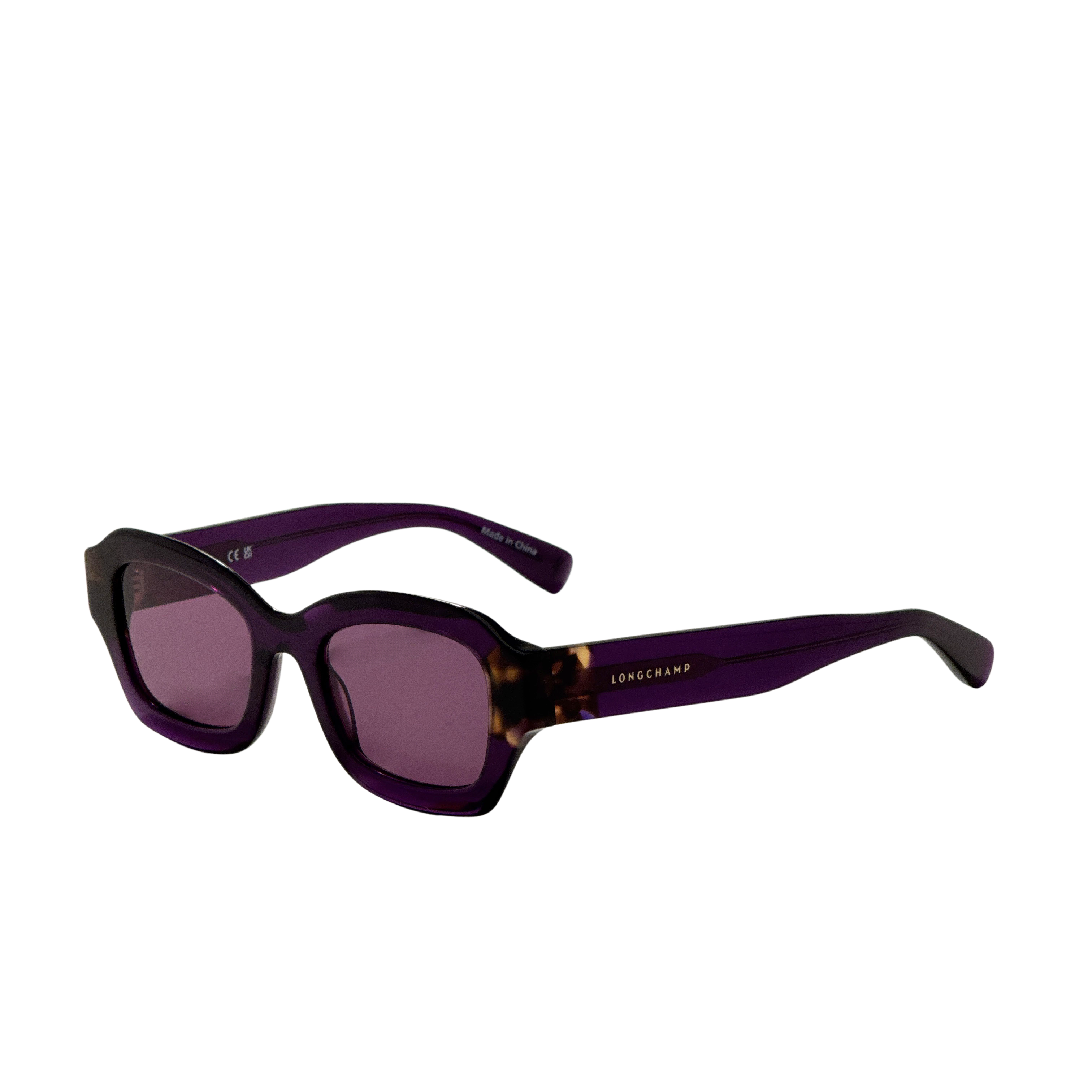 Longchamp Women's 50mm Purple Havana  LO749S-505