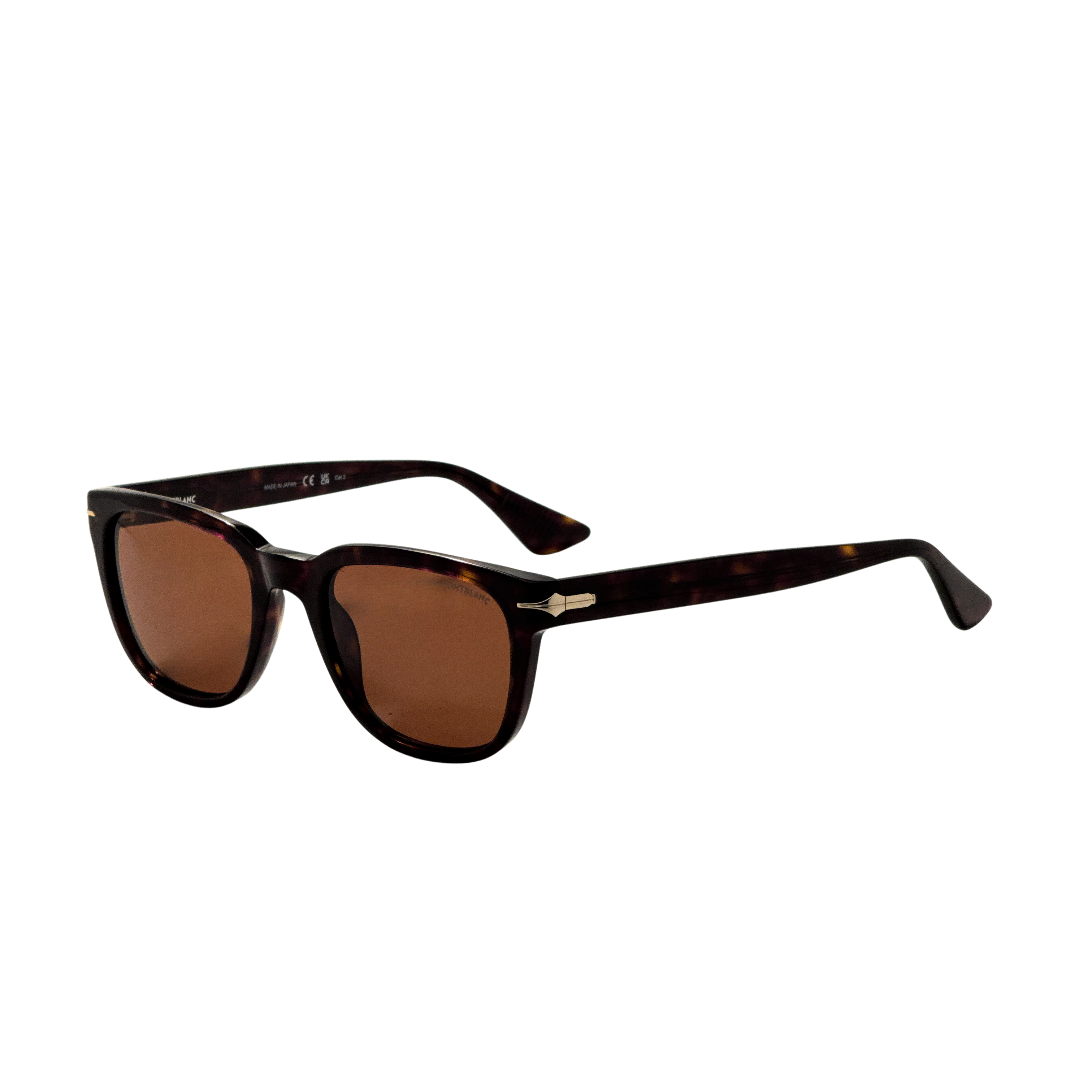Montblanc Men's 53 mm Havana Sunglasses MB0302S-012