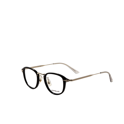 Montblanc Men's 48 mm Black Gold Eyeglasses MB0336O-001-48
