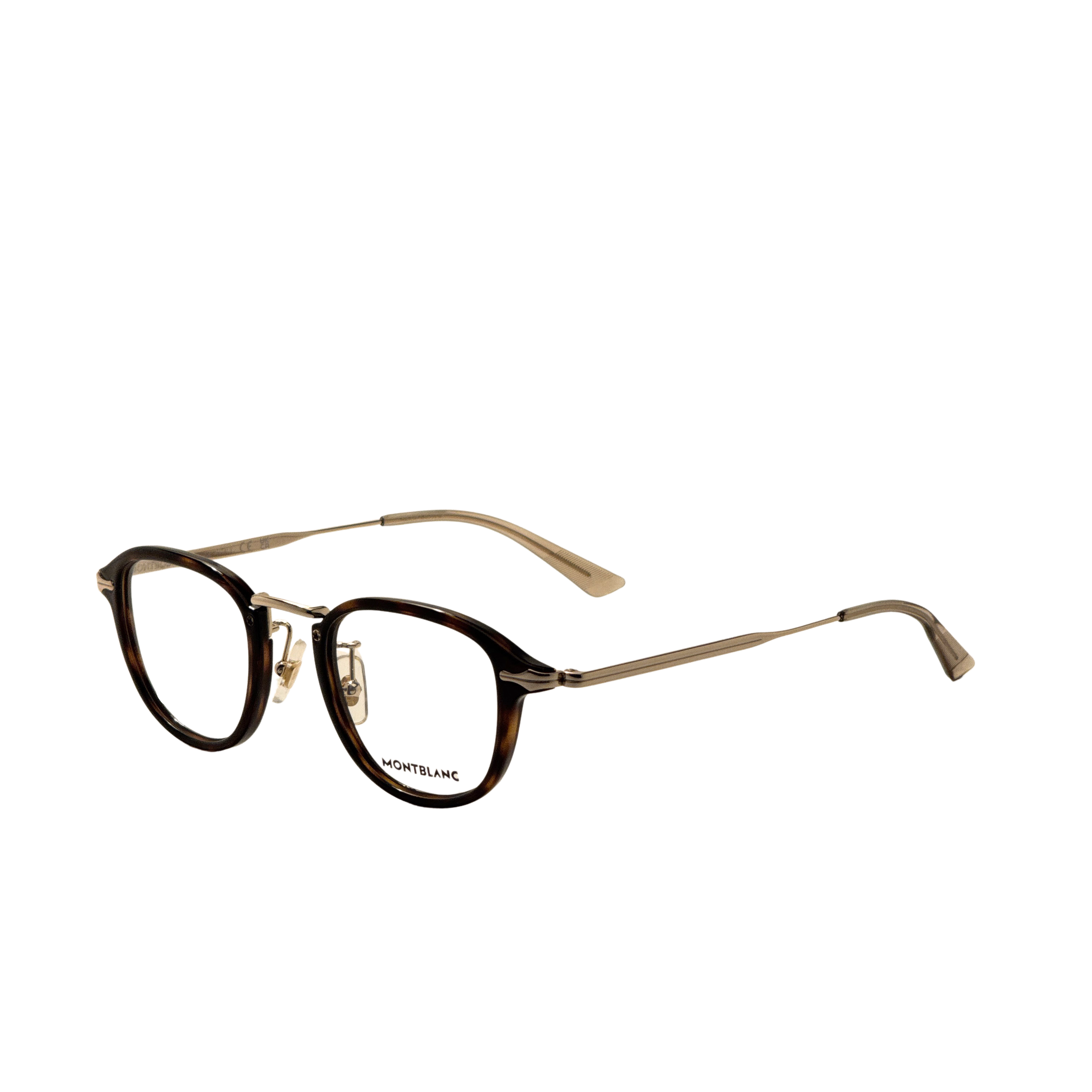 Montblanc Men's 48 mm Havana Eyeglasses MB0336O-002-48