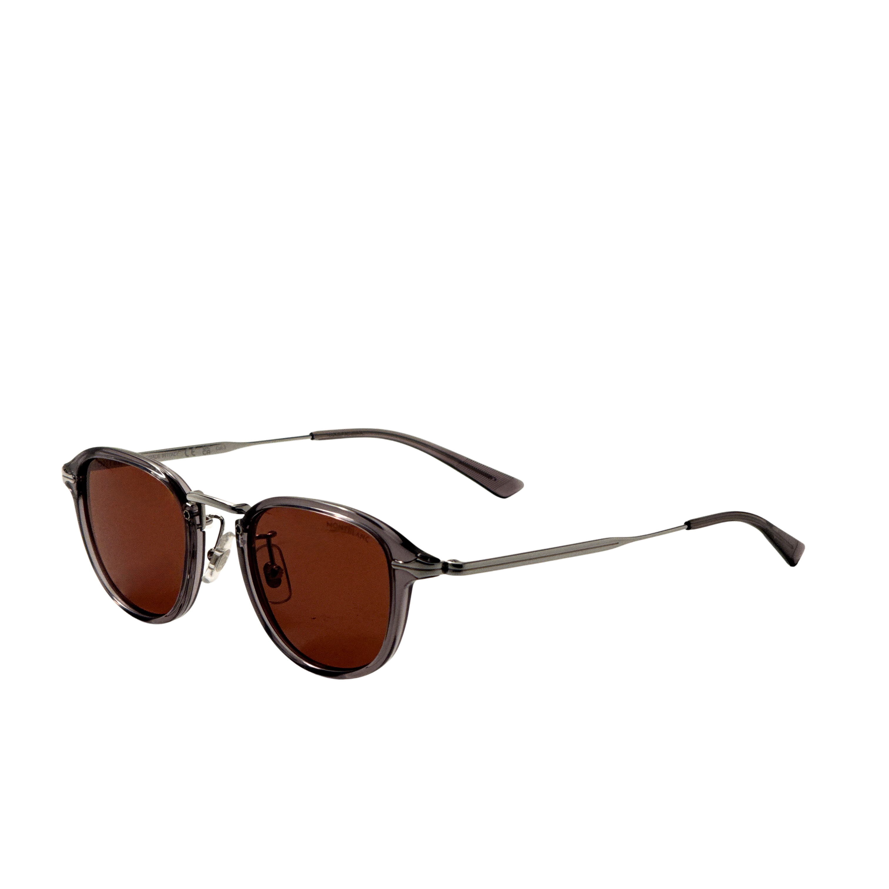 Montblanc Men's 48 mm Grey Gold Sunglasses MB0336S-004-48