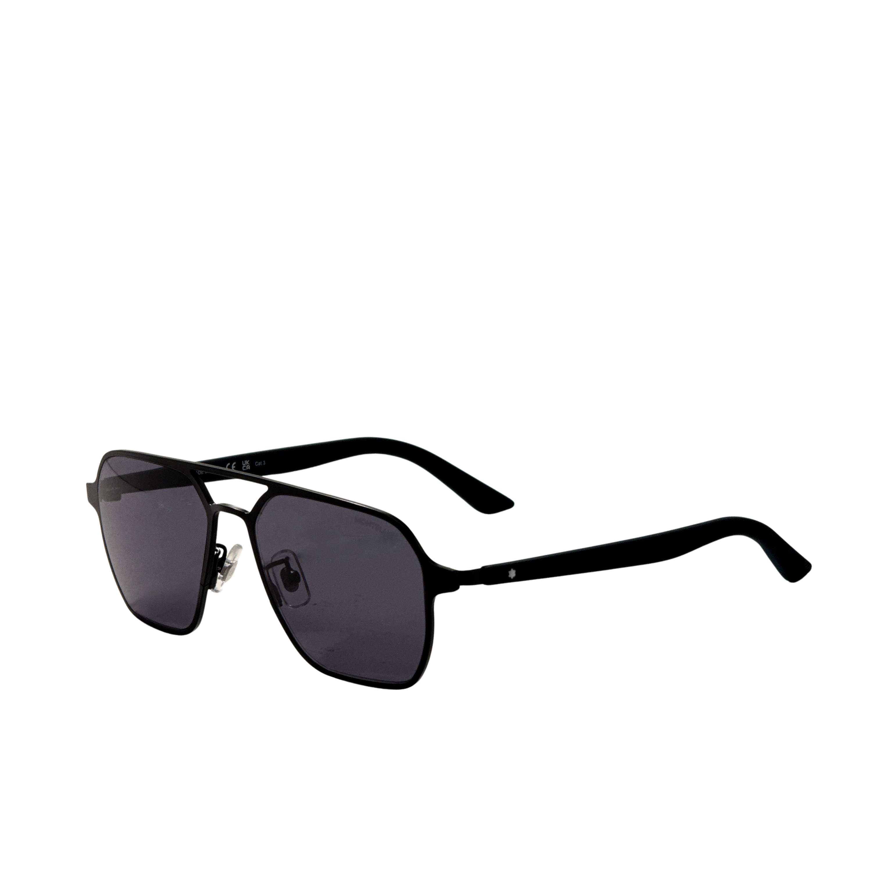 Montblanc Men's 56 mm Black Sunglasses MB0360S-004
