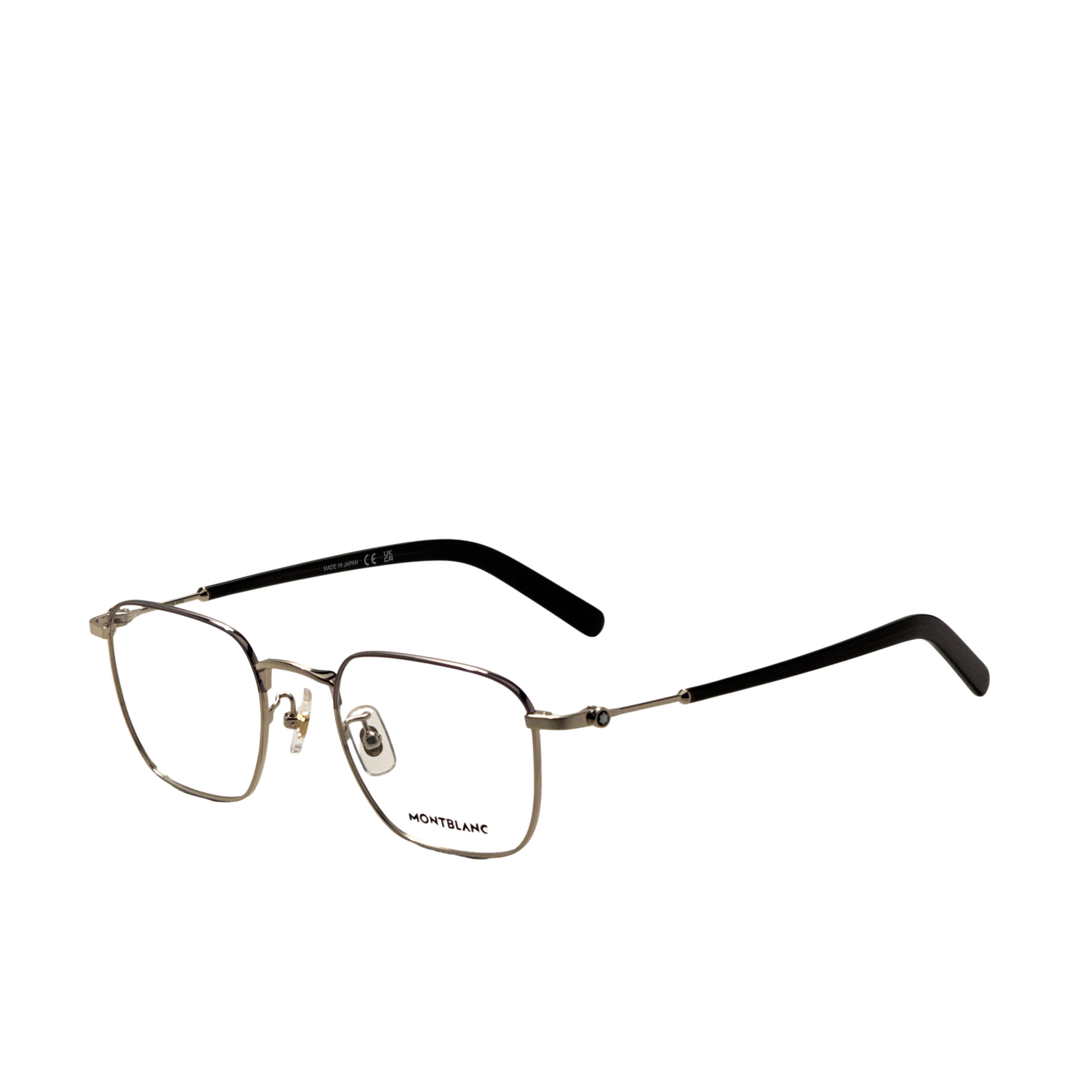 Montblanc Men's 52 mm Black Gold Eyeglasses MB0389O-008-52