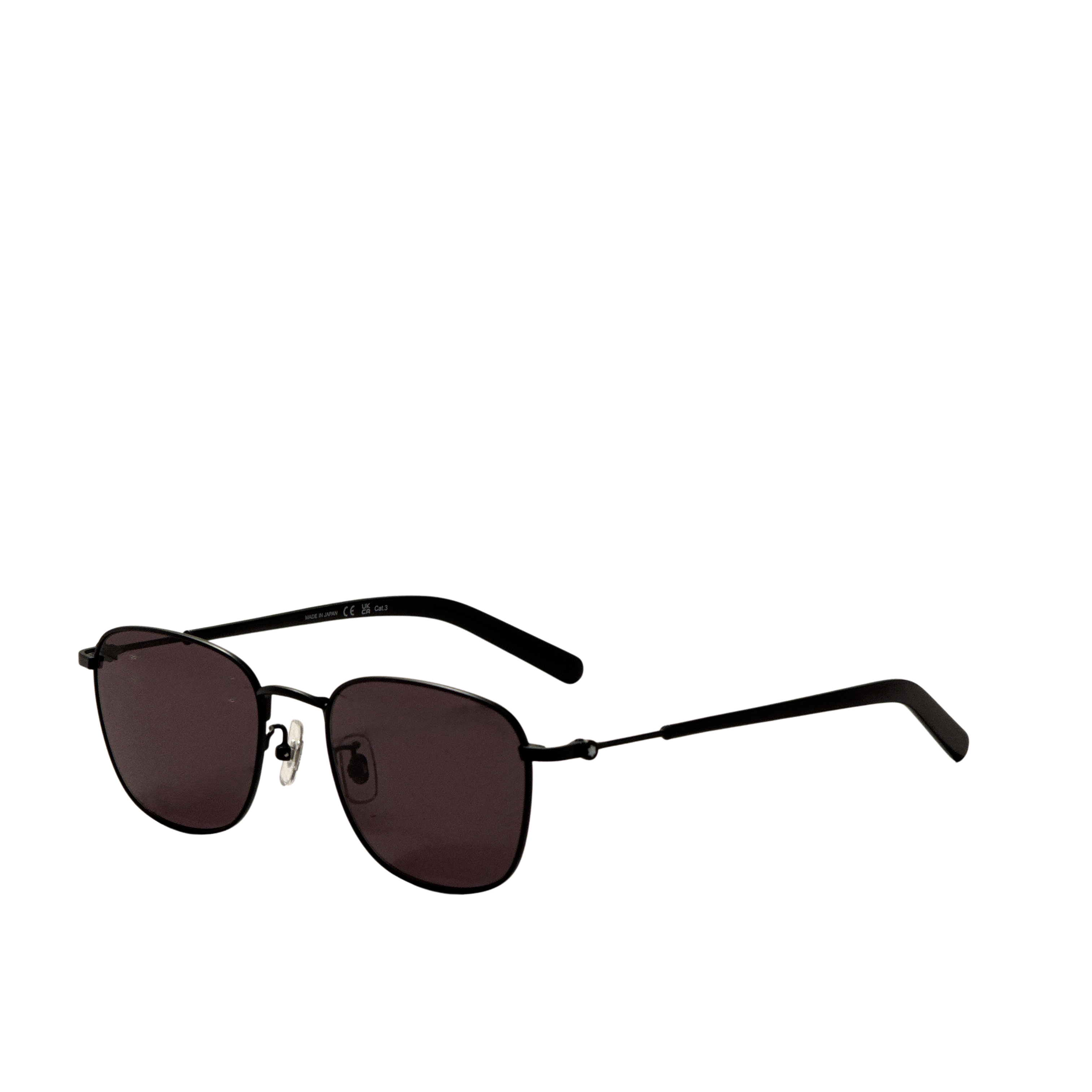 Montblanc Men's 55 mm Black Sunglasses MB0392SA-001