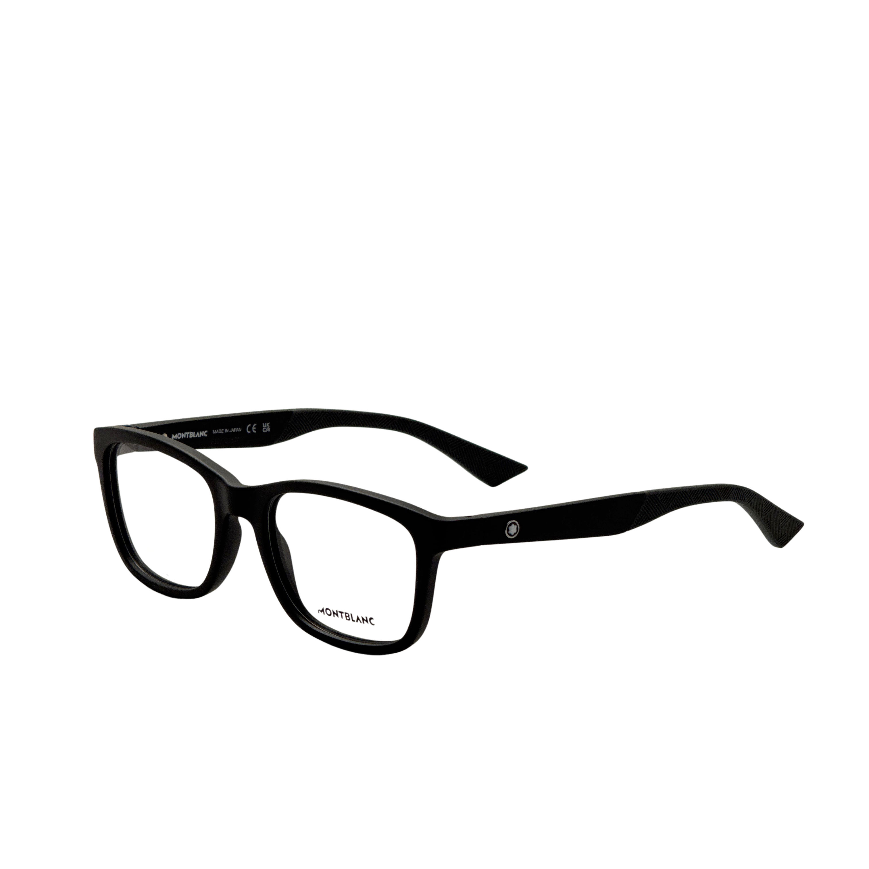 Montblanc Men's 55 mm Black Eyeglasses MB0401O-002-55