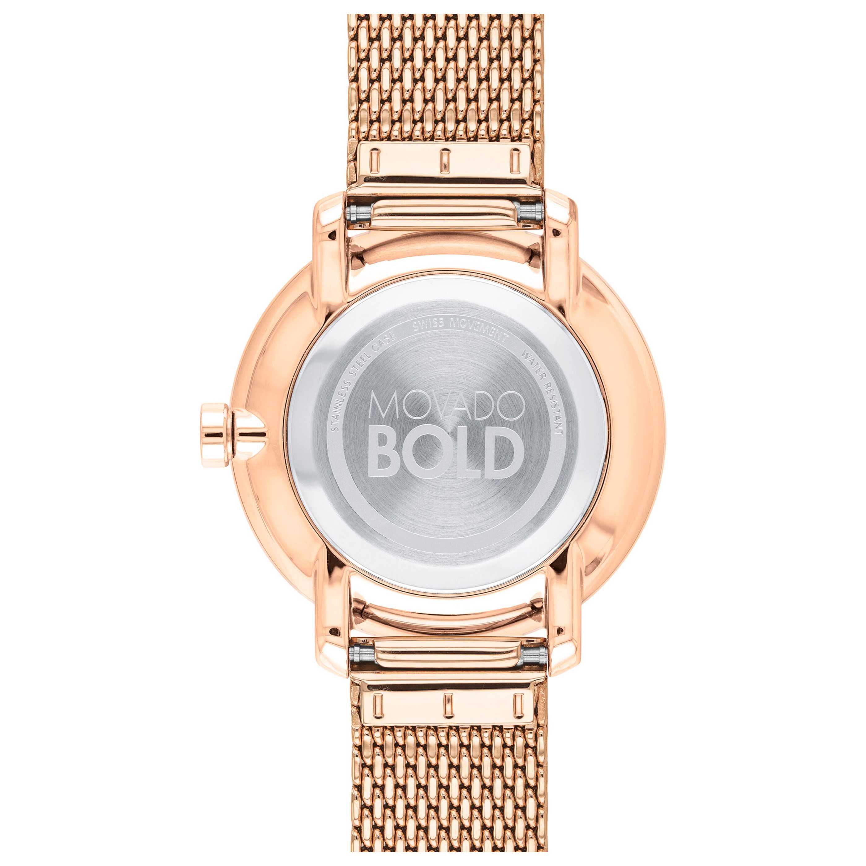 שעון Movado דגם Shimmer לנשים 34 מ״מ קוורץ