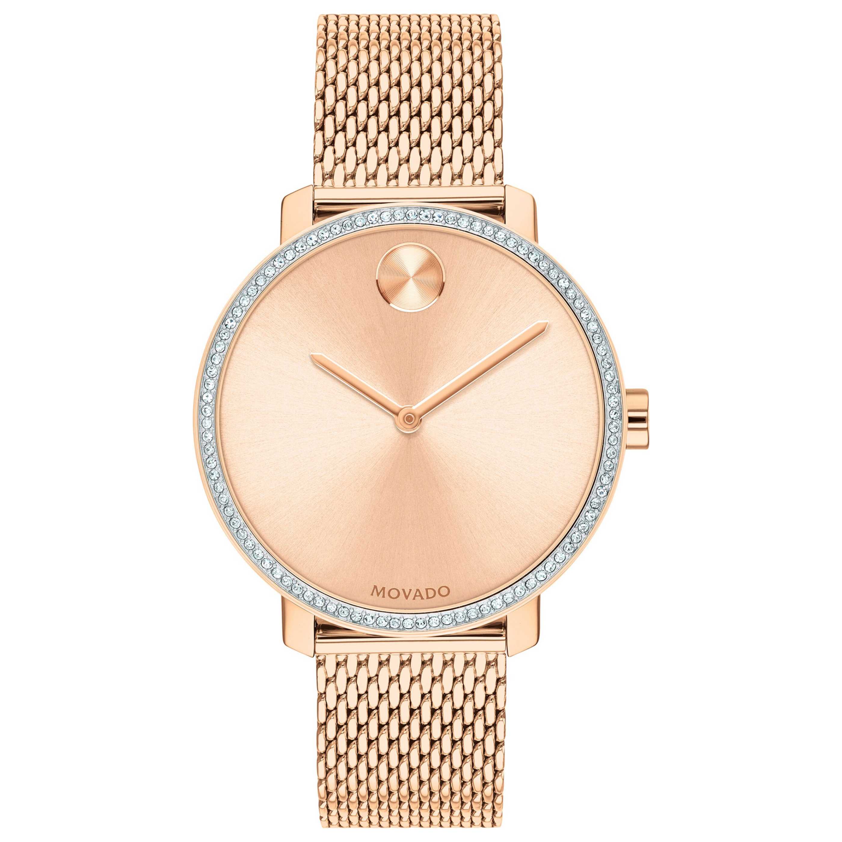 שעון Movado דגם Shimmer לנשים 34 מ״מ קוורץ