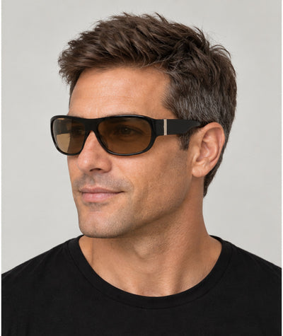 Bugatti Men's 66mm Black Sunglasses 43B-BK