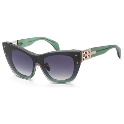 Bugatti Women's 55mm Bottle Green White Gold Sunglasses 48L-BGN-AF