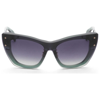 Bugatti Women's 55mm Bottle Green White Gold Sunglasses 48L-BGN-AF