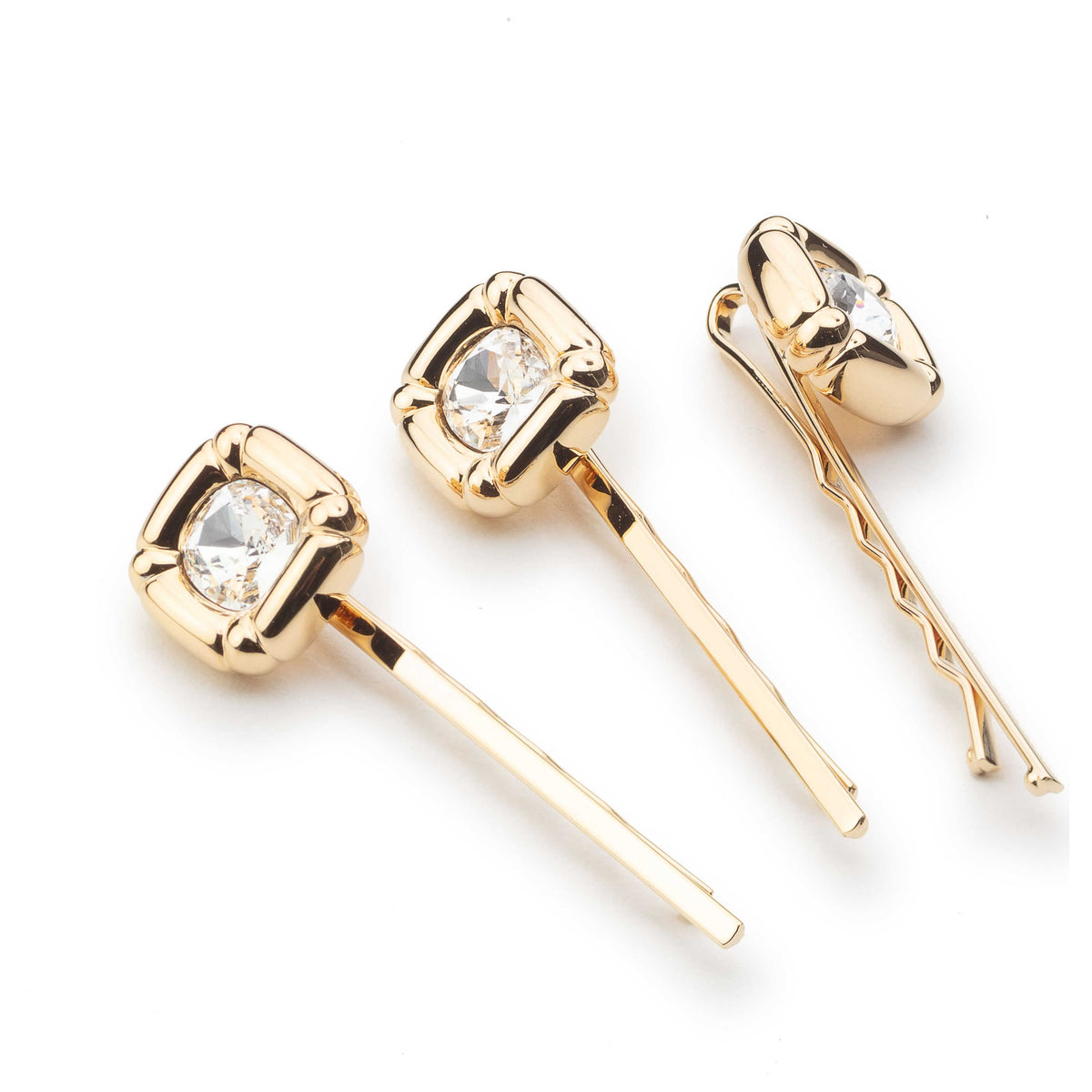 סיכת שיער Dulcis עם קריסטל צהוב של Swarovski