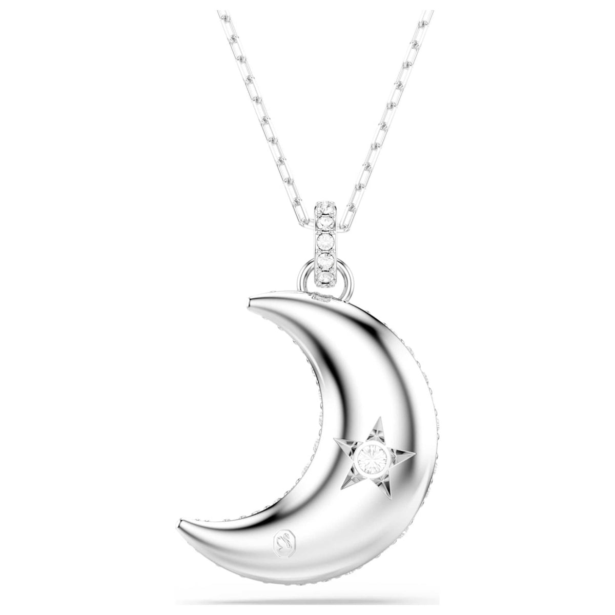 שרשרת Sublima עם קריסטלים לבנים של Swarovski