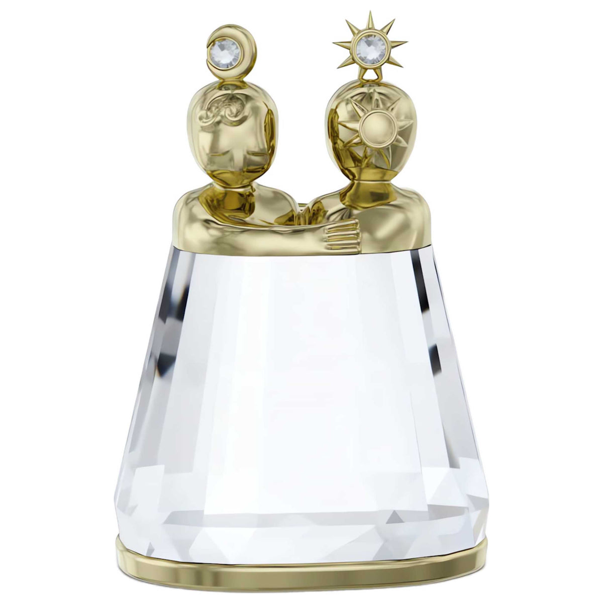 פסלון Zodiac: Gemini עם קריסטלים לבנים של Swarovski