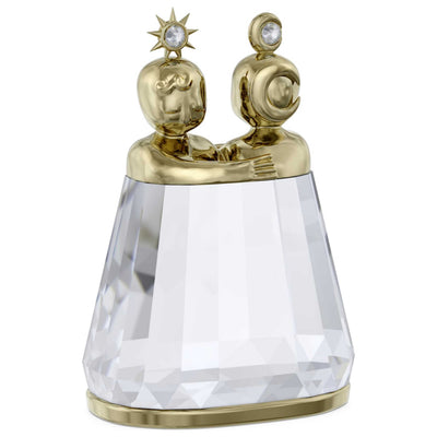 פסלון Zodiac: Gemini עם קריסטלים לבנים של Swarovski