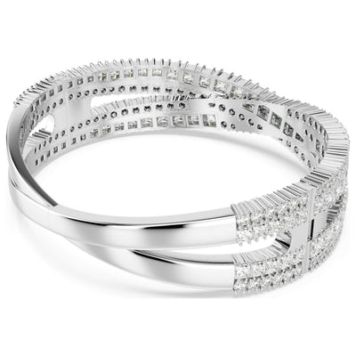 צמיד Hyperbola עם קריסטל לבן של Swarovski