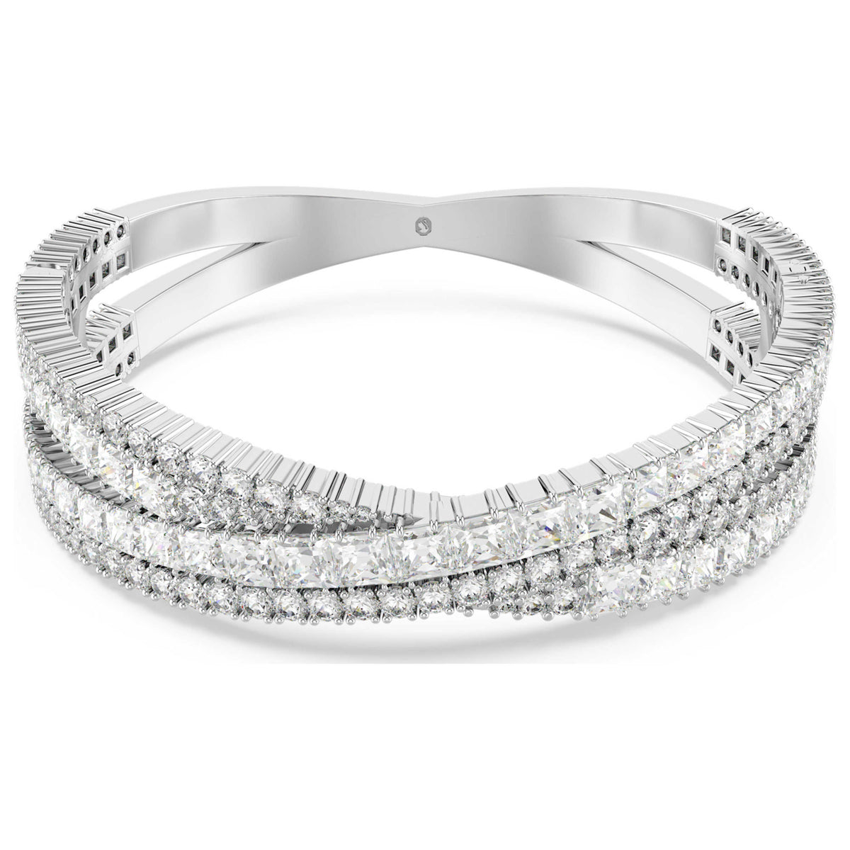 צמיד Hyperbola עם קריסטל לבן של Swarovski
