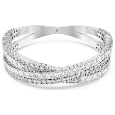 צמיד Hyperbola עם קריסטל לבן של Swarovski