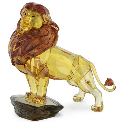 פסלון The Lion King: Mufasa עם קריסטלים צהובים של Swarovski