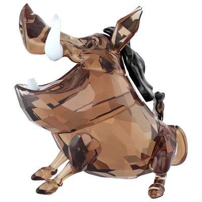 פסלון The Lion King: Pumbaa עם קריסטלים חומים של Swarovski