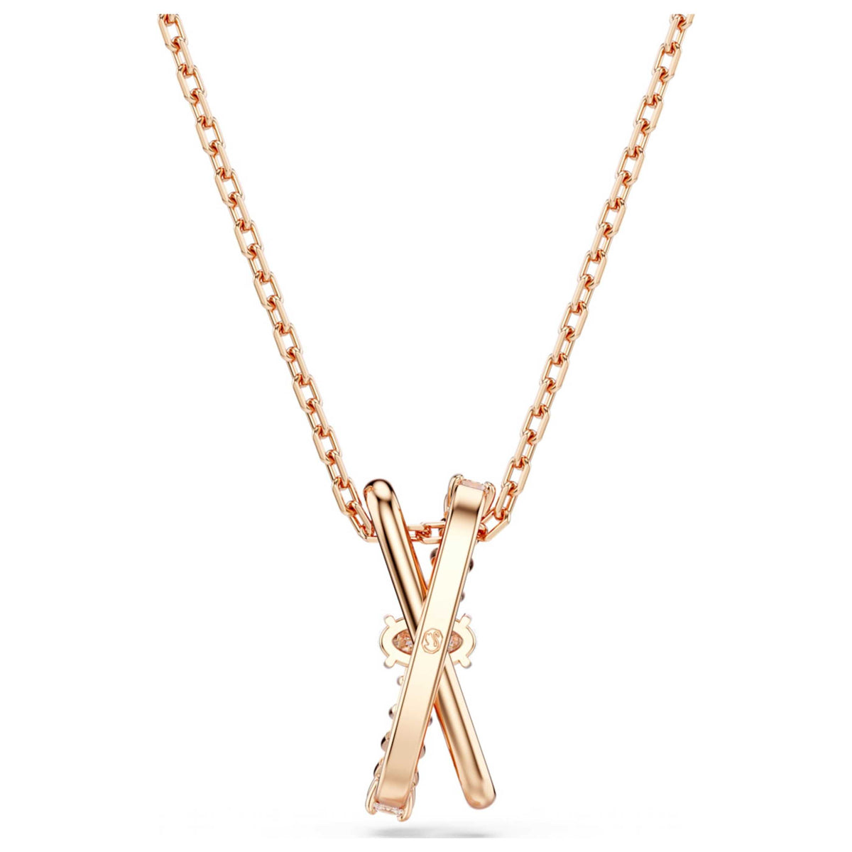שרשרת Hyperbola עם קריסטלים לבנים של Swarovski