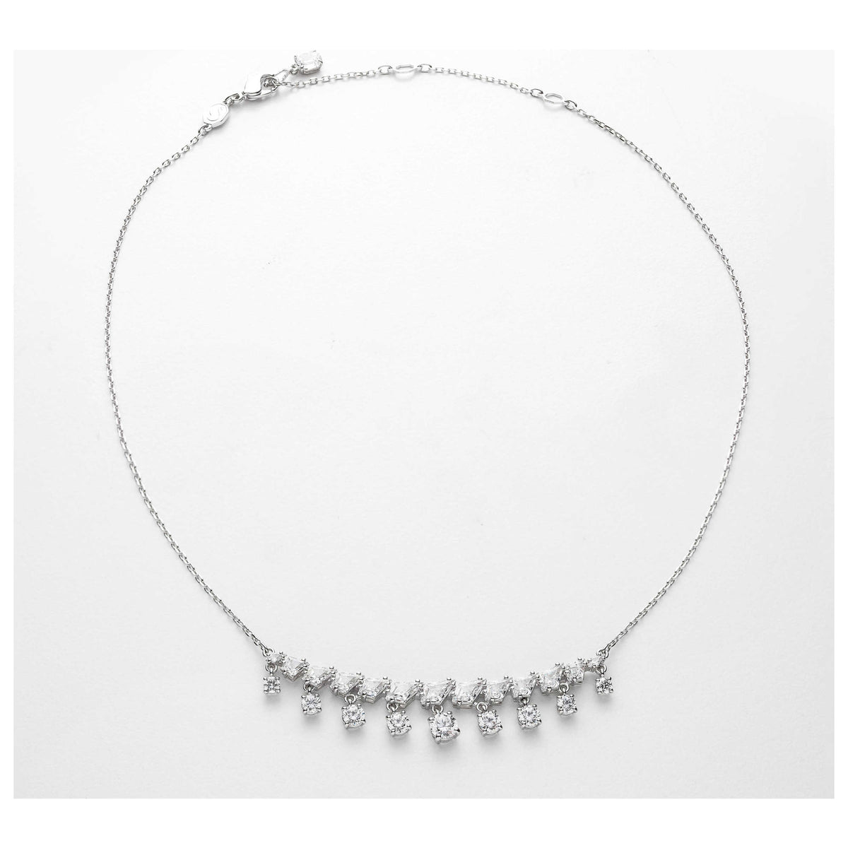 שרשרת Idyllia עם קריסטלים לבנים של Swarovski