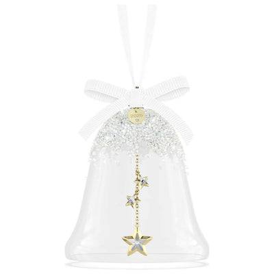 קישוט Annual Edition: 2025 Bell עם קריסטלים לבנים של Swarovski