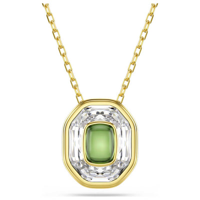 Swarovski Women's Chroma White Crystal 18K Gold Tone Plated Necklace 5705580
