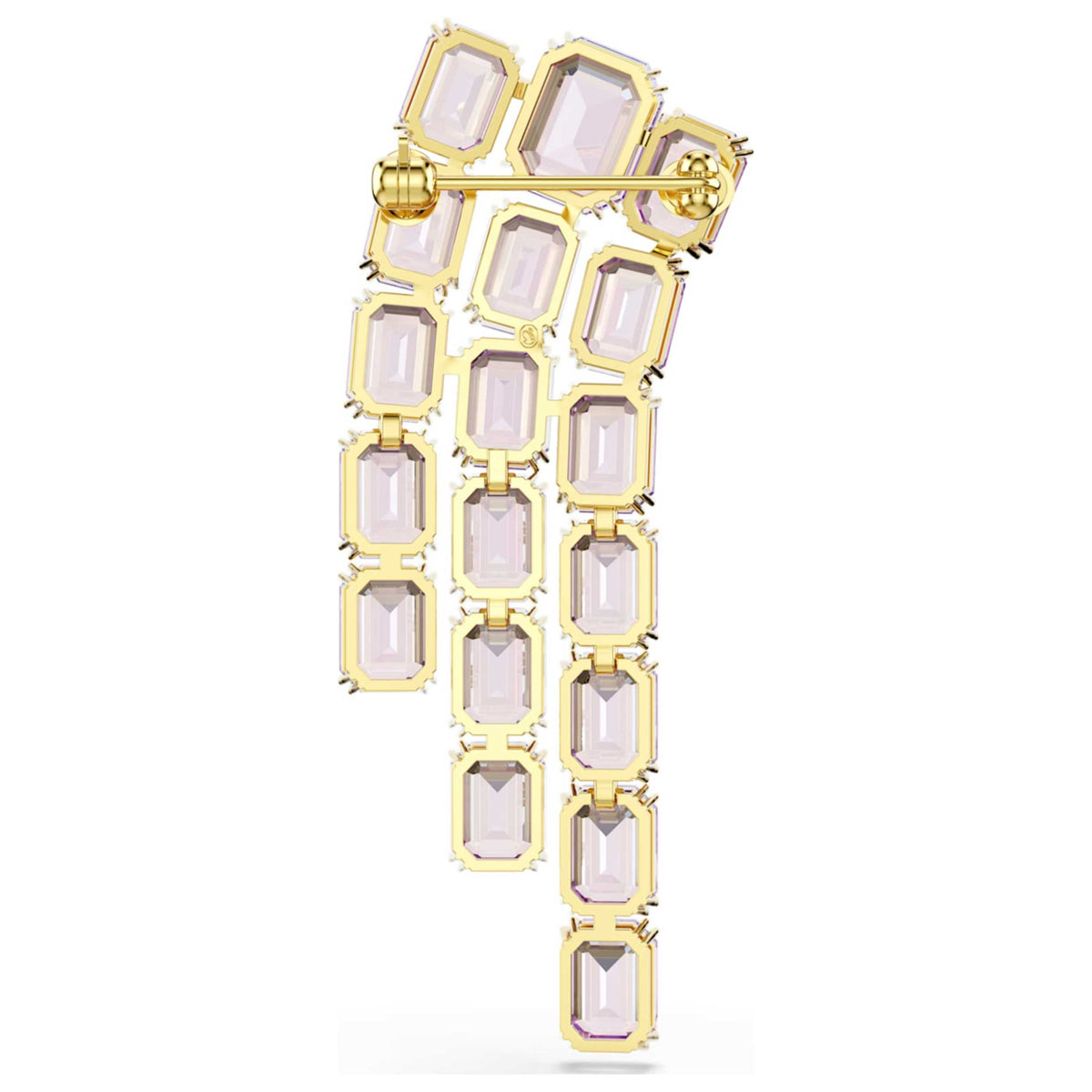 סיכת Millenia עם קריסטלים סגולים של Swarovski