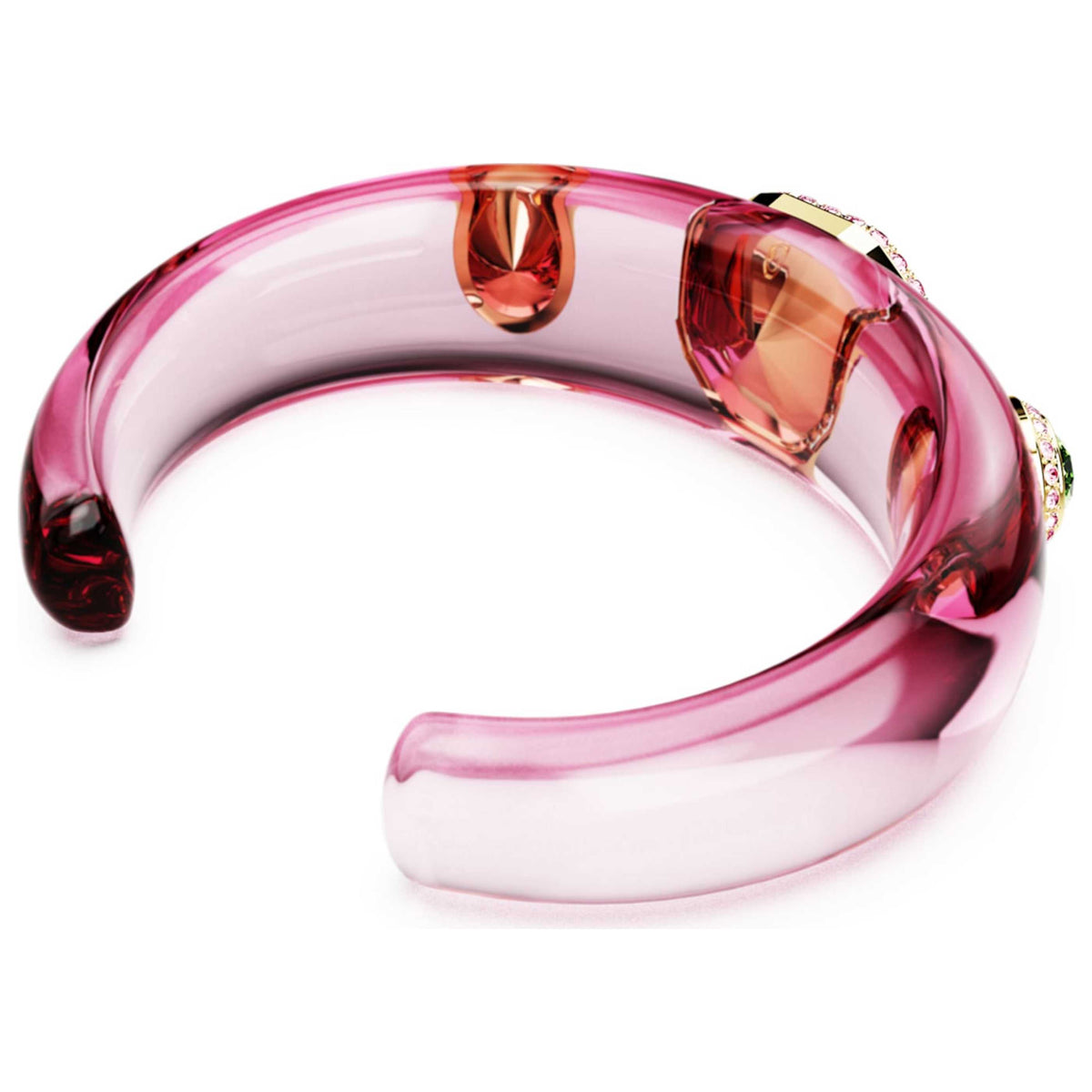 צמיד פתוח Dulcis עם קריסטלים ירוקים של Swarovski
